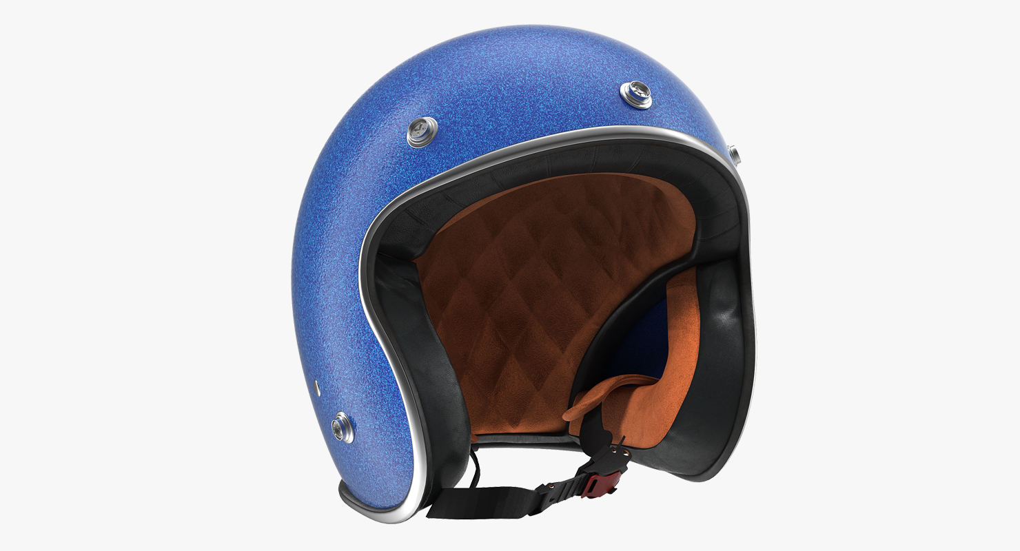 3D model Vintage Motorcycle Helmet