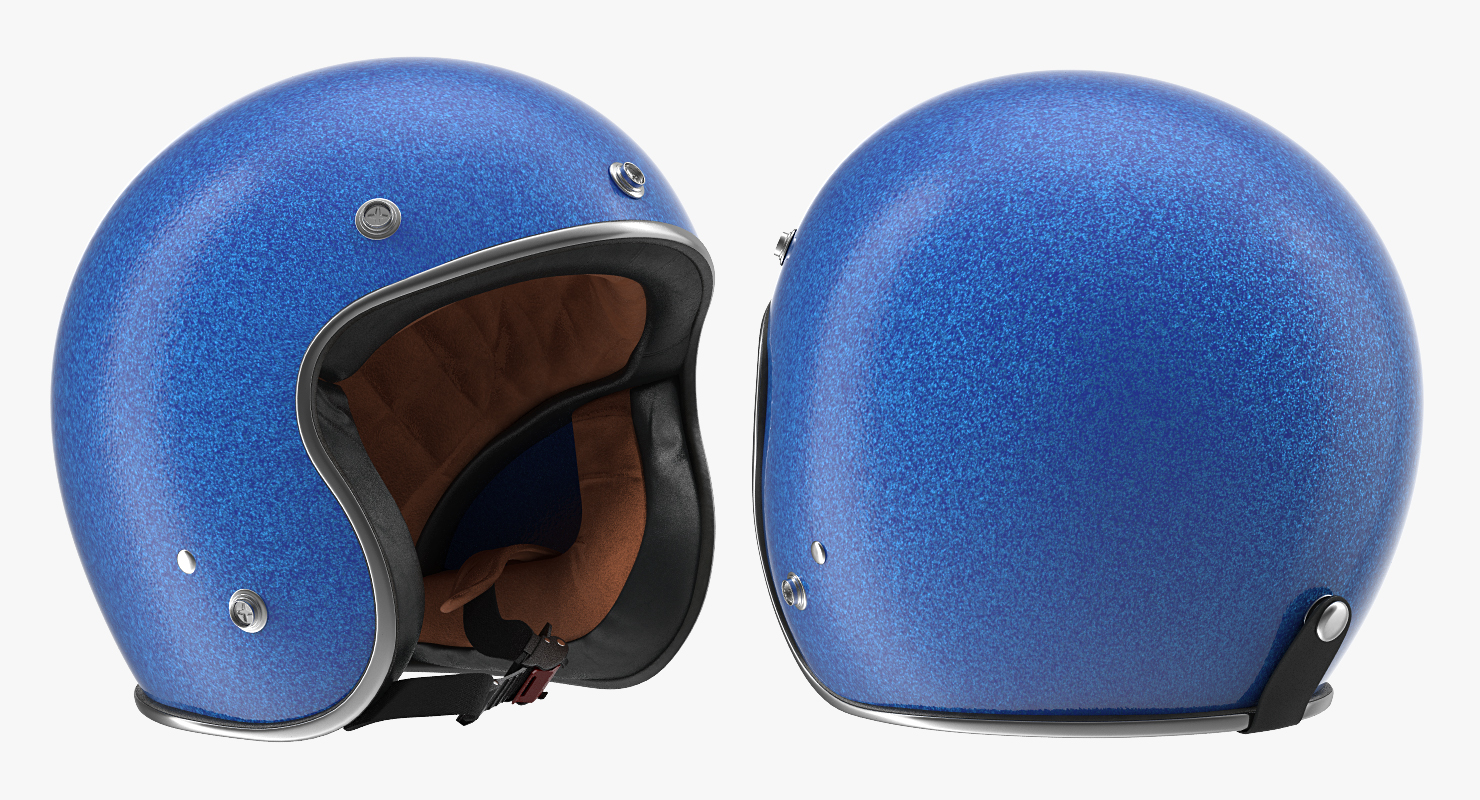 3D model Vintage Motorcycle Helmet