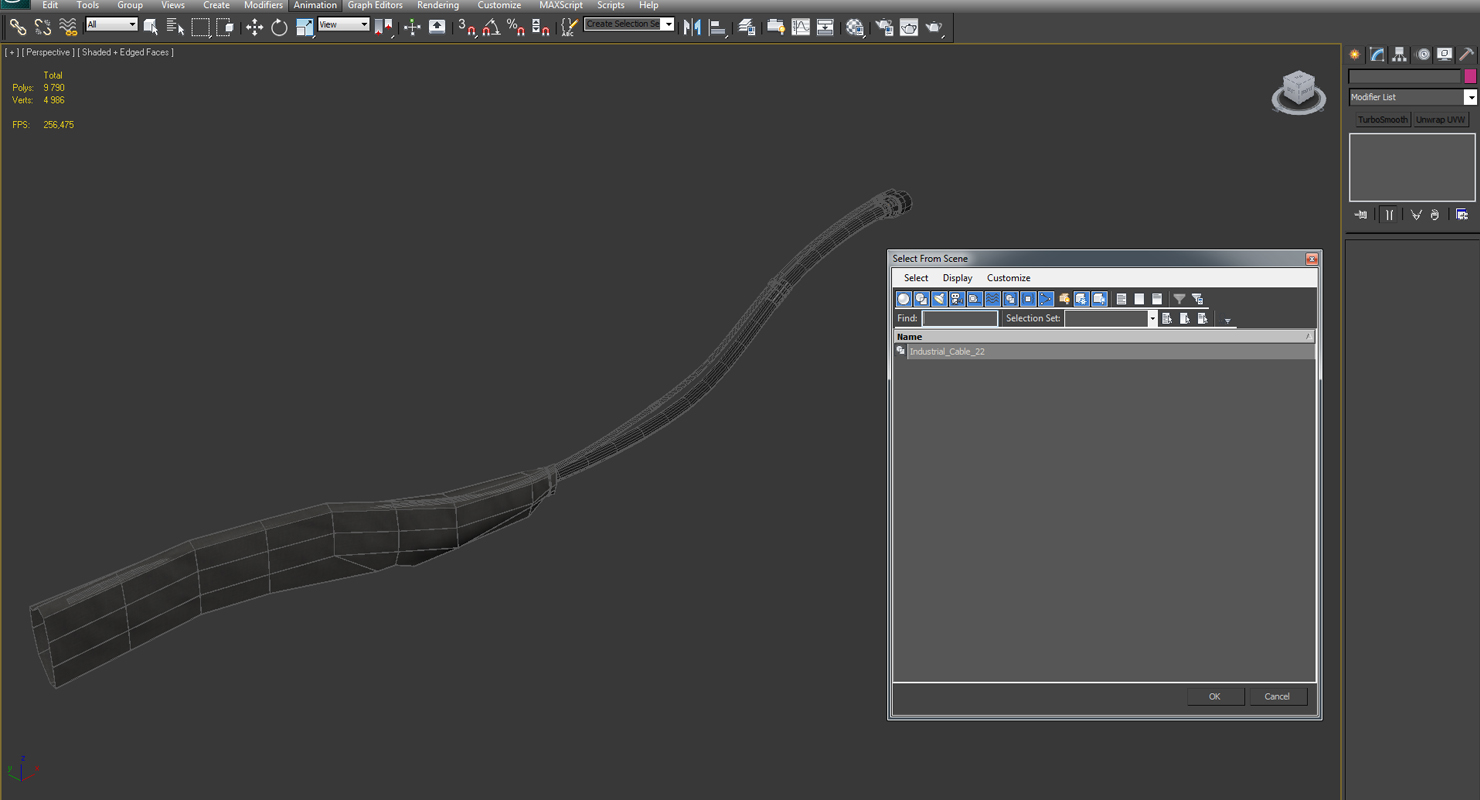Industrial Cable 22 3D model