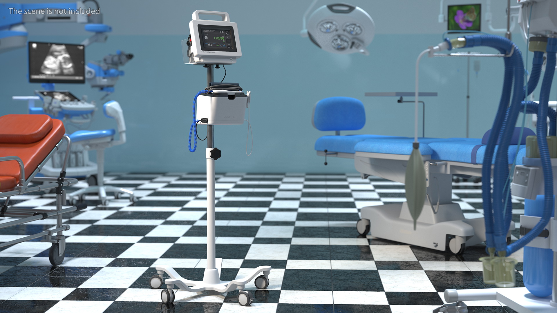 3D Spot Check Vital Signs Monitor with Stand