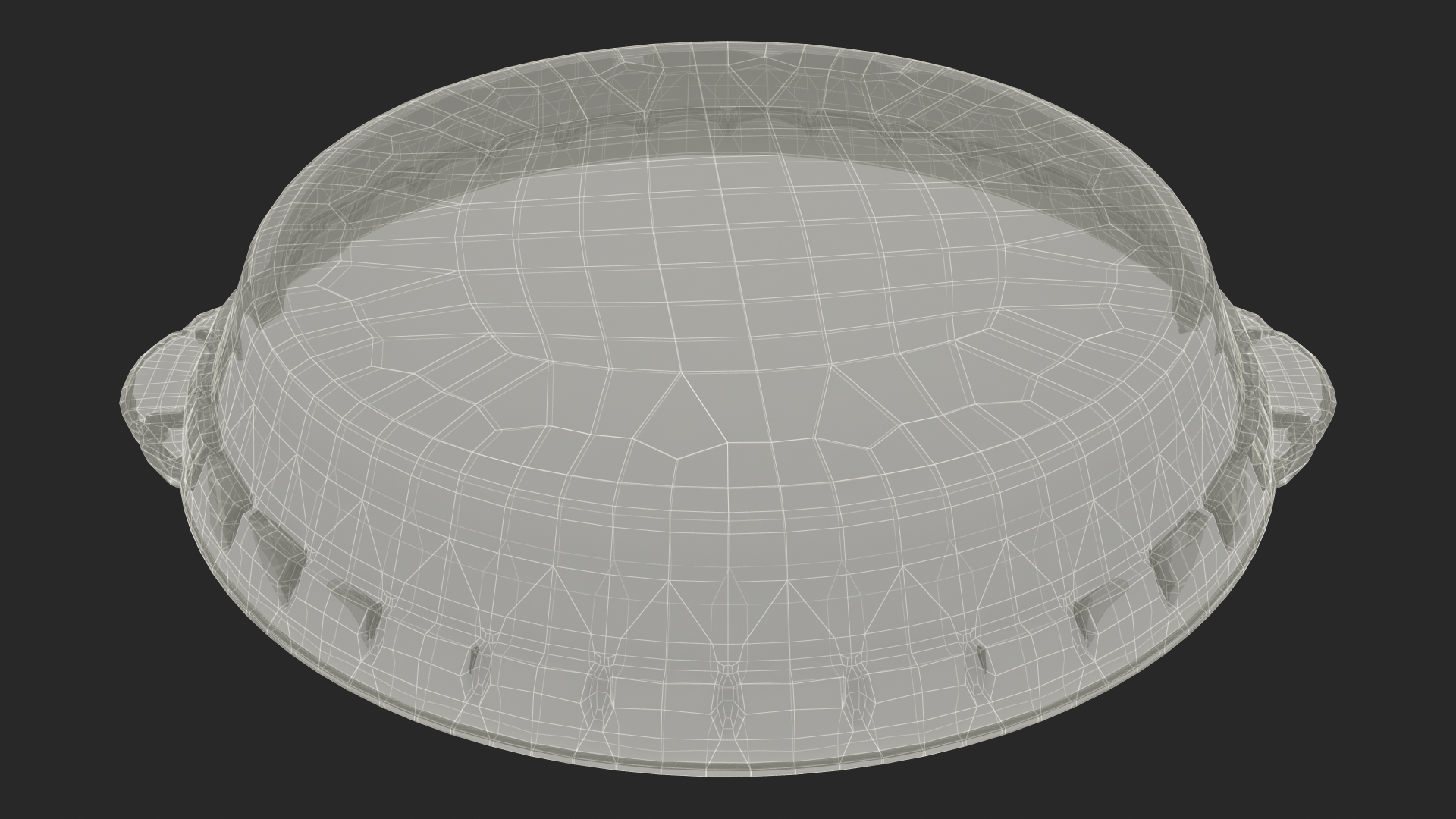 Lattice Apple Pie With Glass Pan 3D