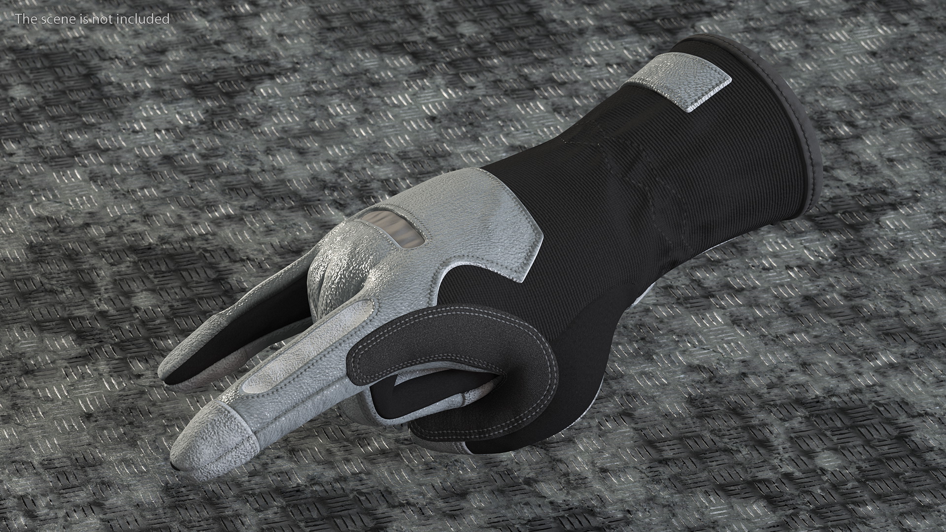 Heavy Duty Safety Gloves Sign of the Horns 3D