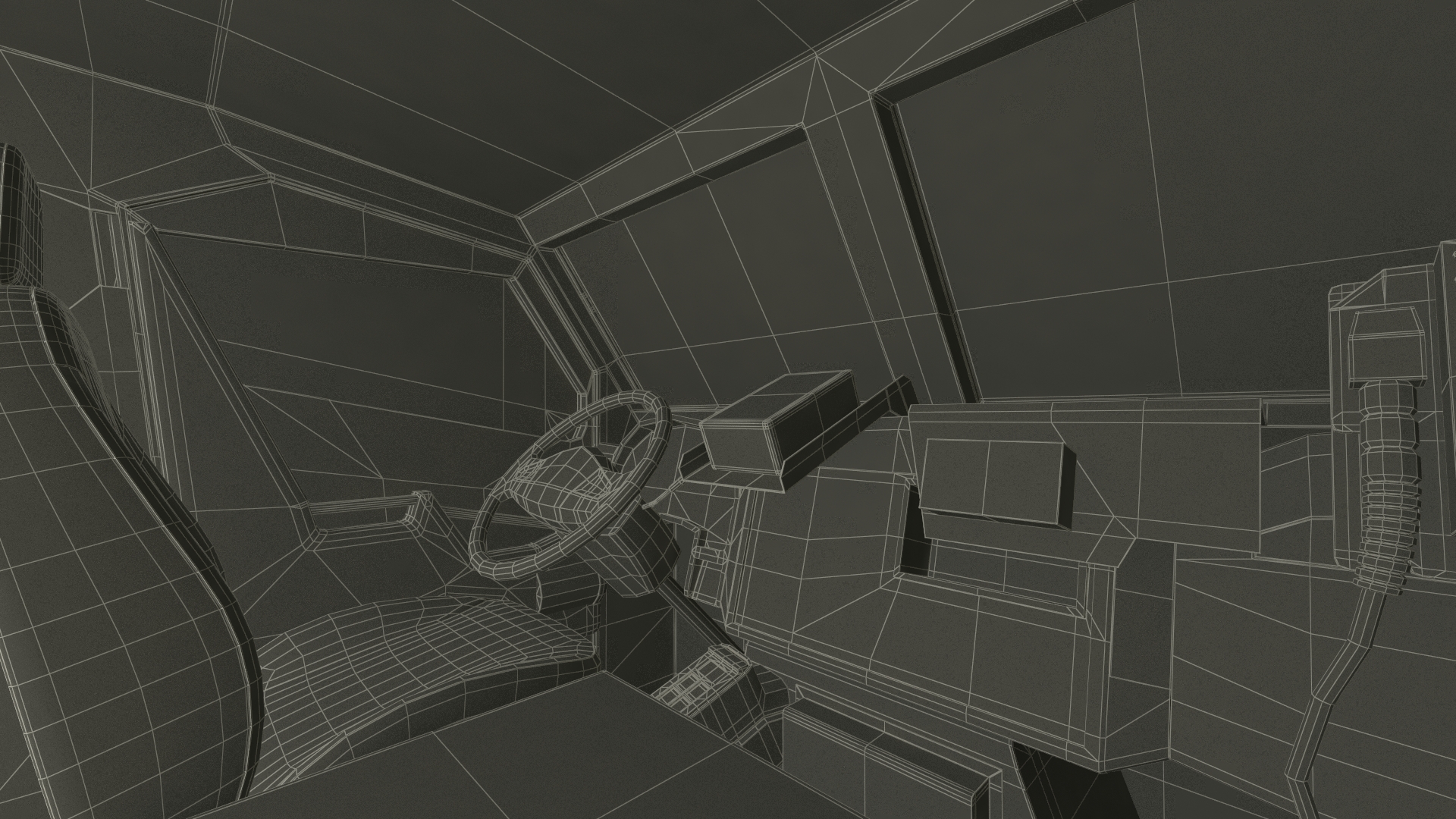 3D Military Armored Vehicle Sandy Simplified