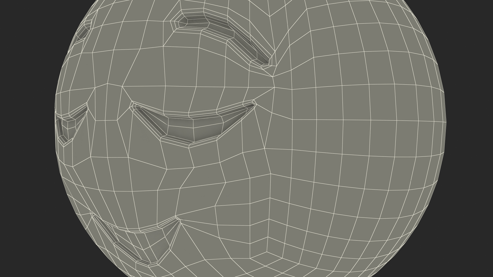 Relieved Emoji 3D model