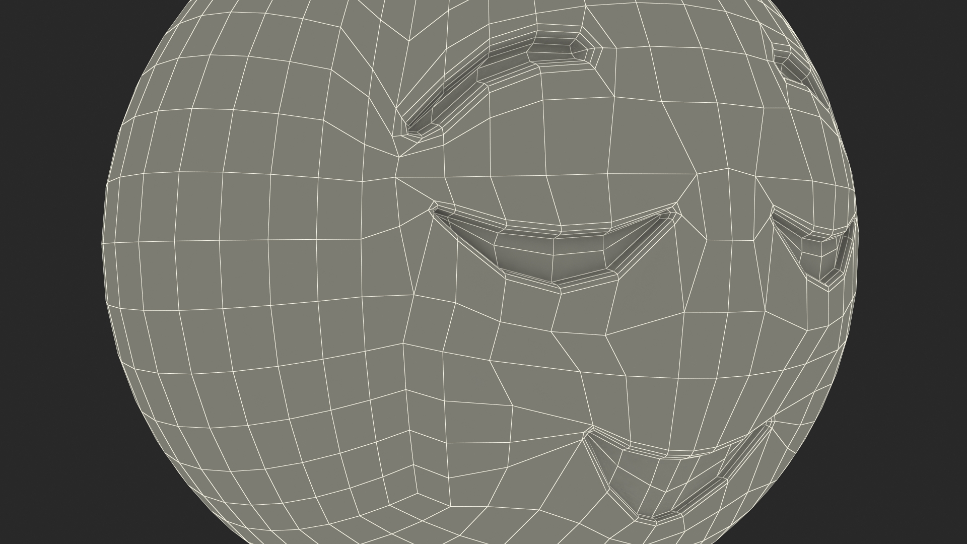 Relieved Emoji 3D model