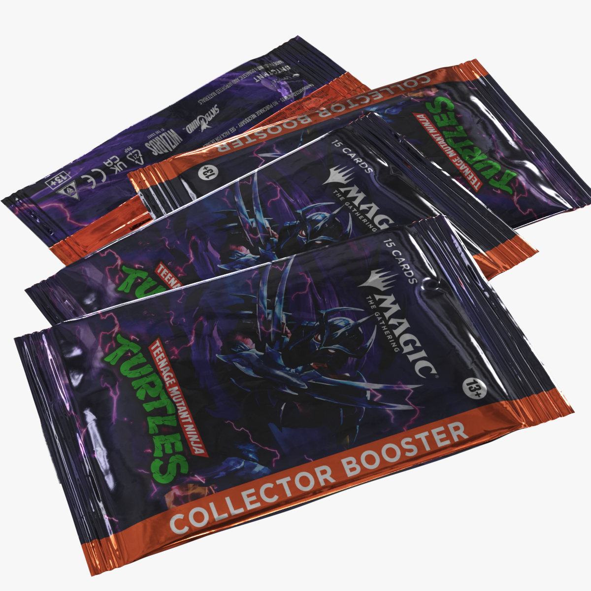 Magic Ninja Turtles Booster Pack 3D model preview