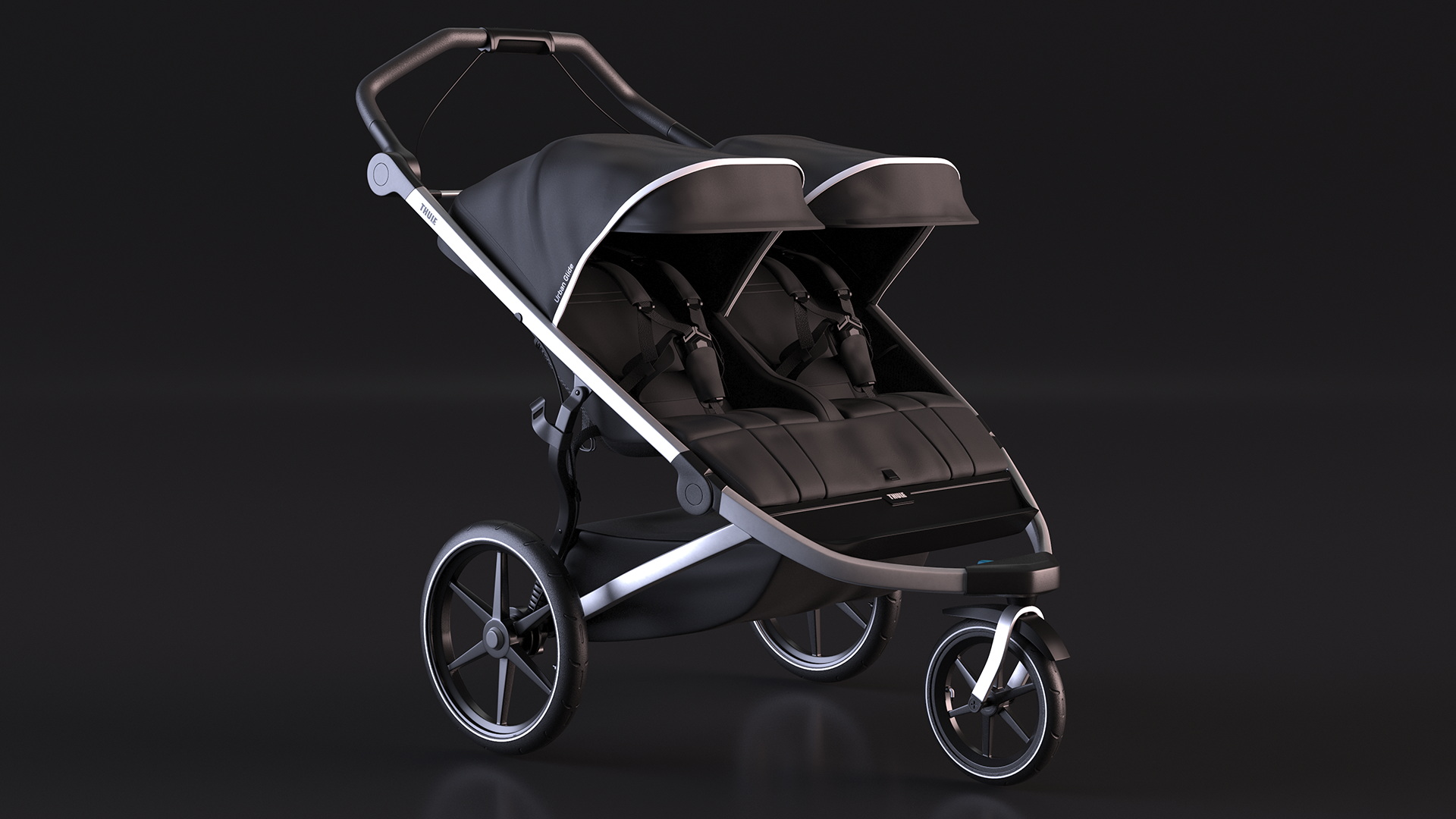 3D model Thule Urban Glide 2 Double Stroller