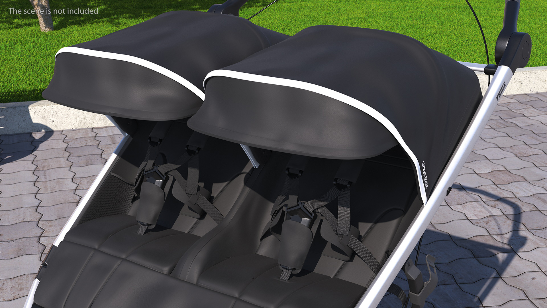3D model Thule Urban Glide 2 Double Stroller