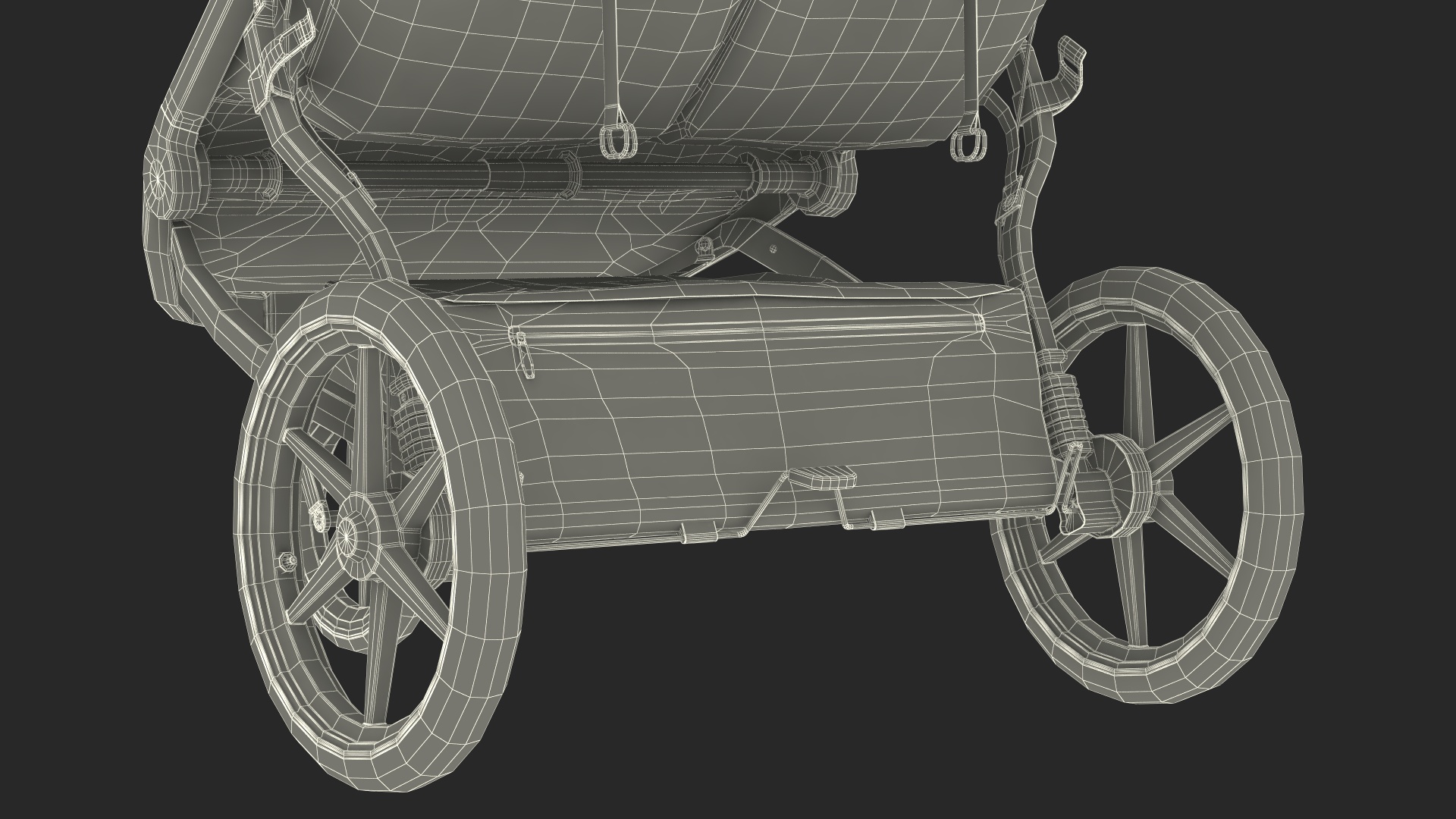 3D model Thule Urban Glide 2 Double Stroller