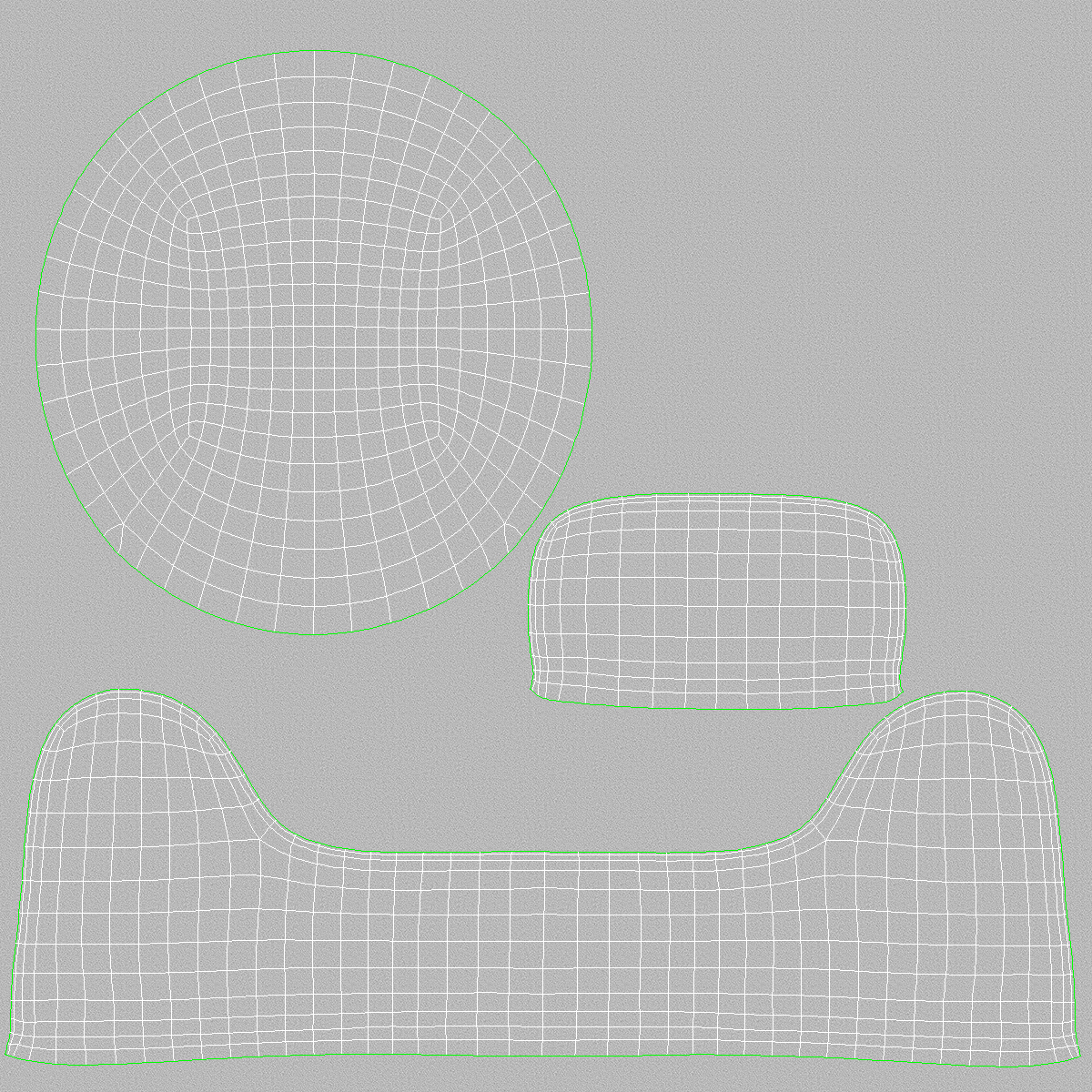 Trapper Hat White 3D