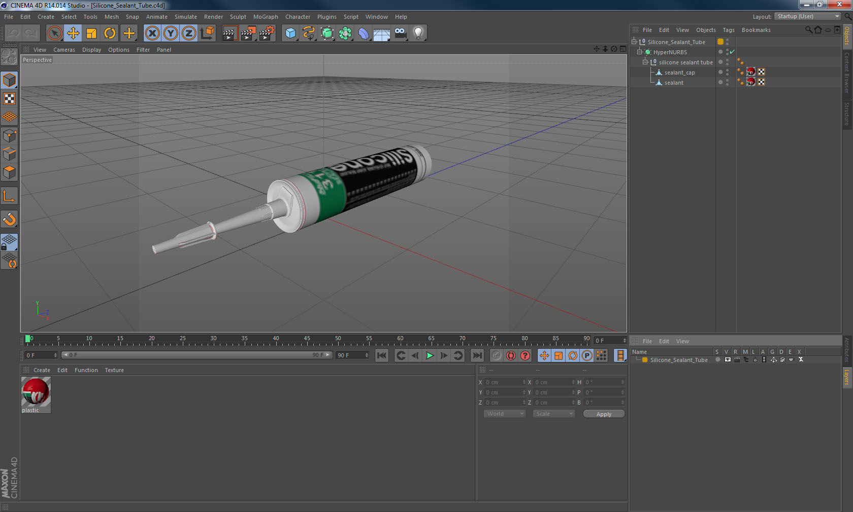 3D Silicone Sealant Tube