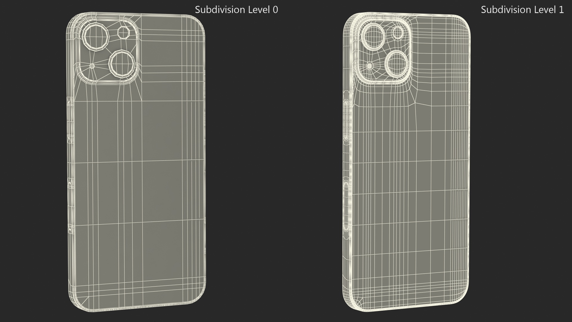 3D model Apple iPhone 14 Starlight