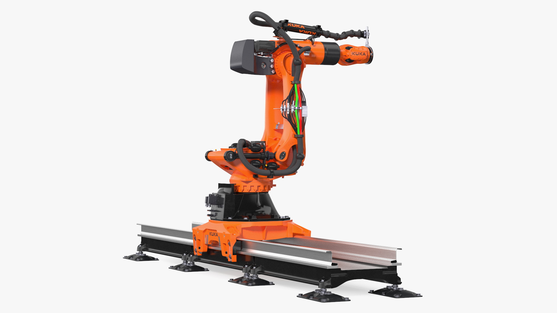 Ultra Robot Arm KUKA KR FORTEC On Skids KL 5000 3D