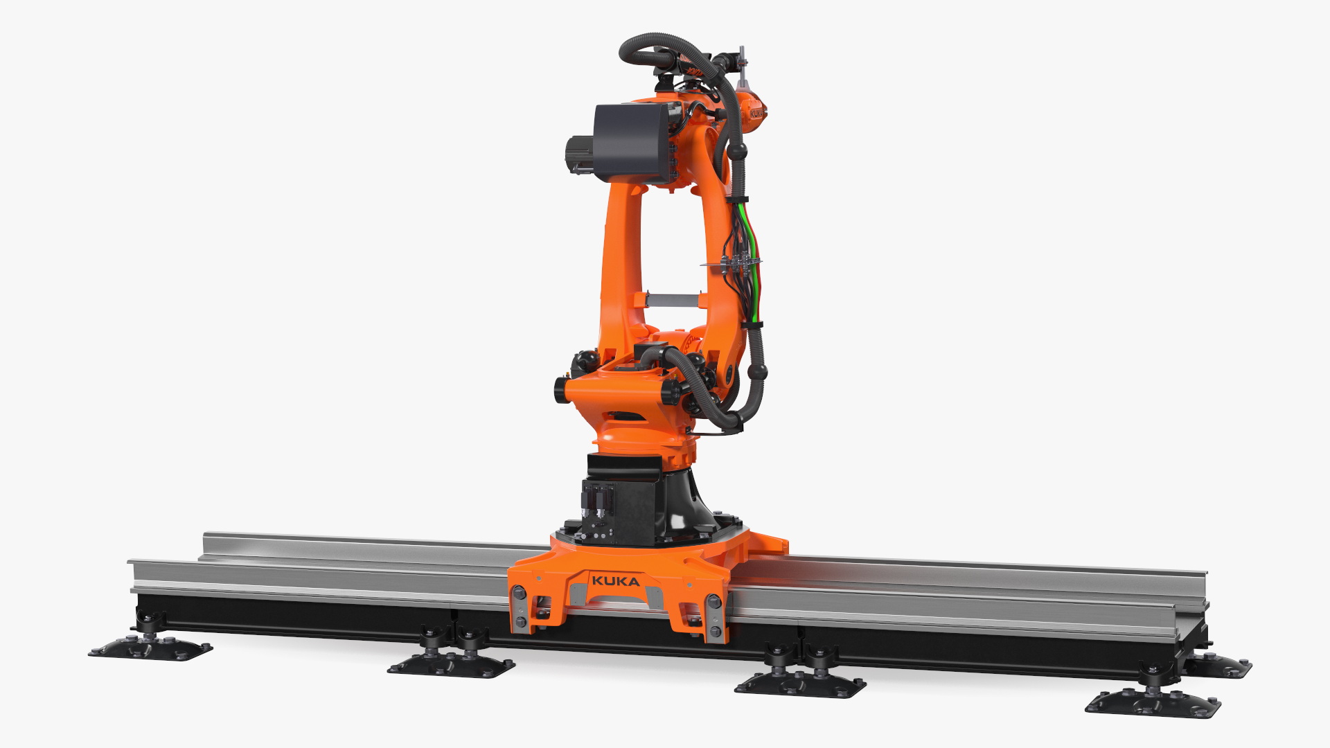 Ultra Robot Arm KUKA KR FORTEC On Skids KL 5000 3D