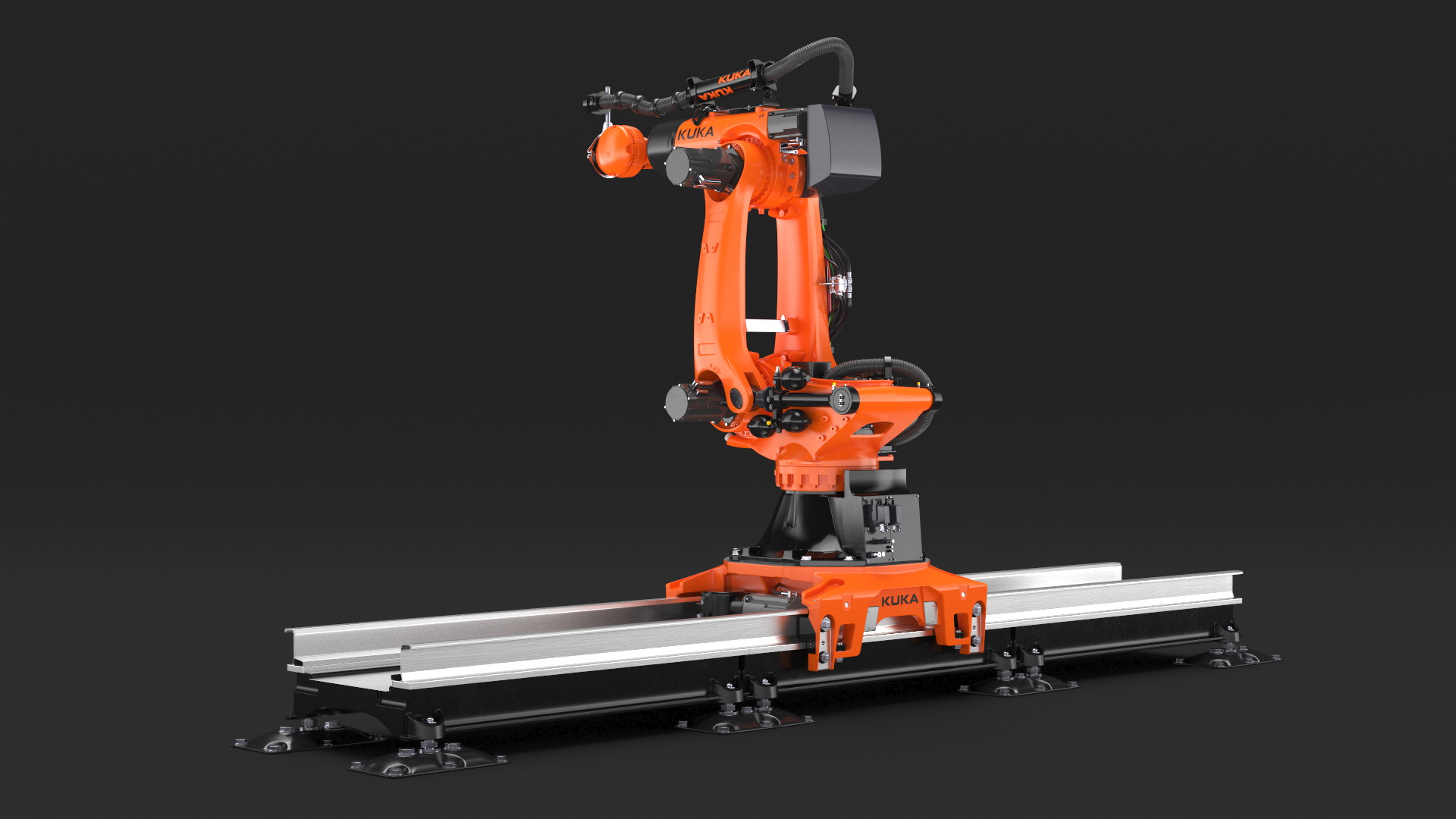 Ultra Robot Arm KUKA KR FORTEC On Skids KL 5000 3D