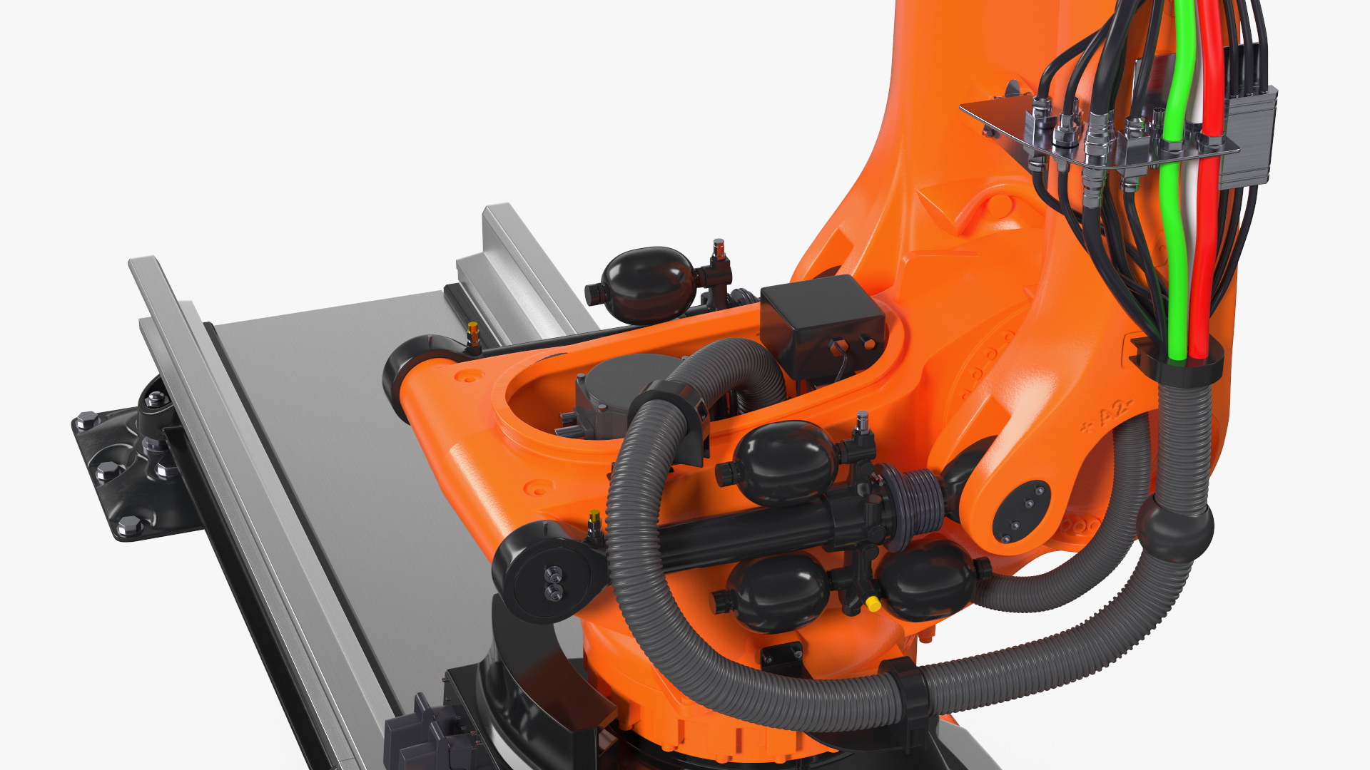 Ultra Robot Arm KUKA KR FORTEC On Skids KL 5000 3D