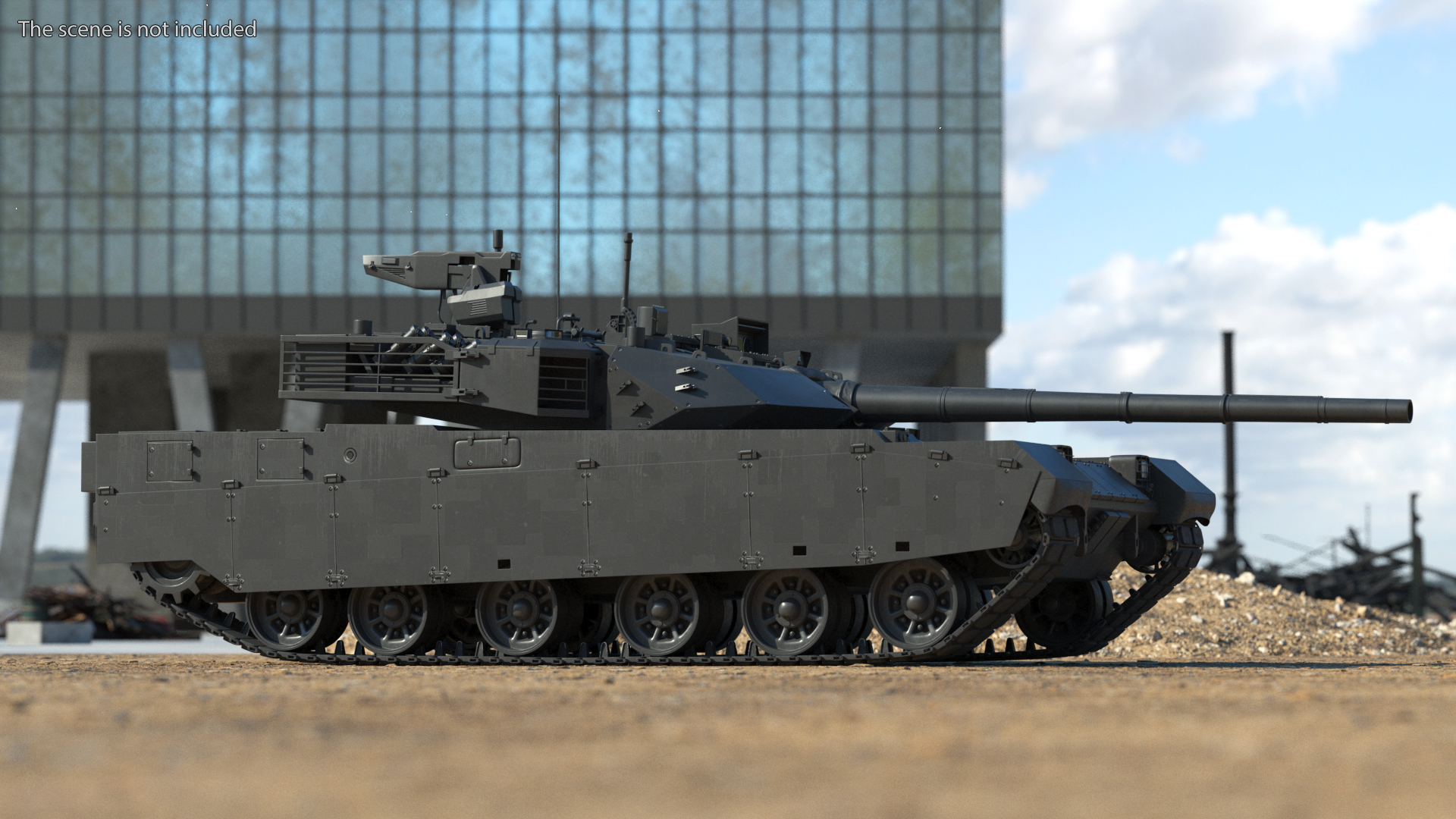 3D Chinese Tank for City Battlefield model