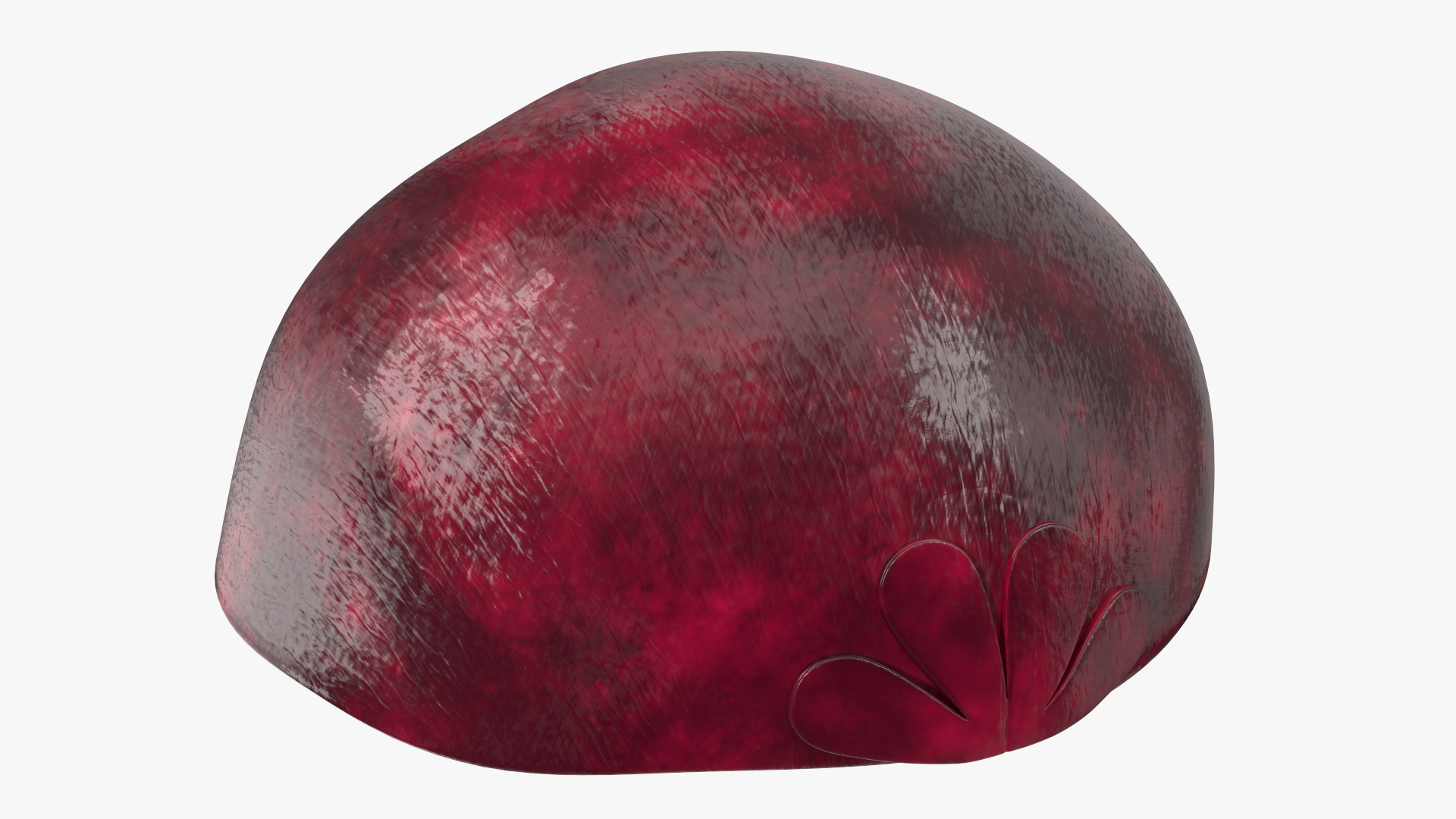 3D Thailand Mangosteen Whole and Half Cut model