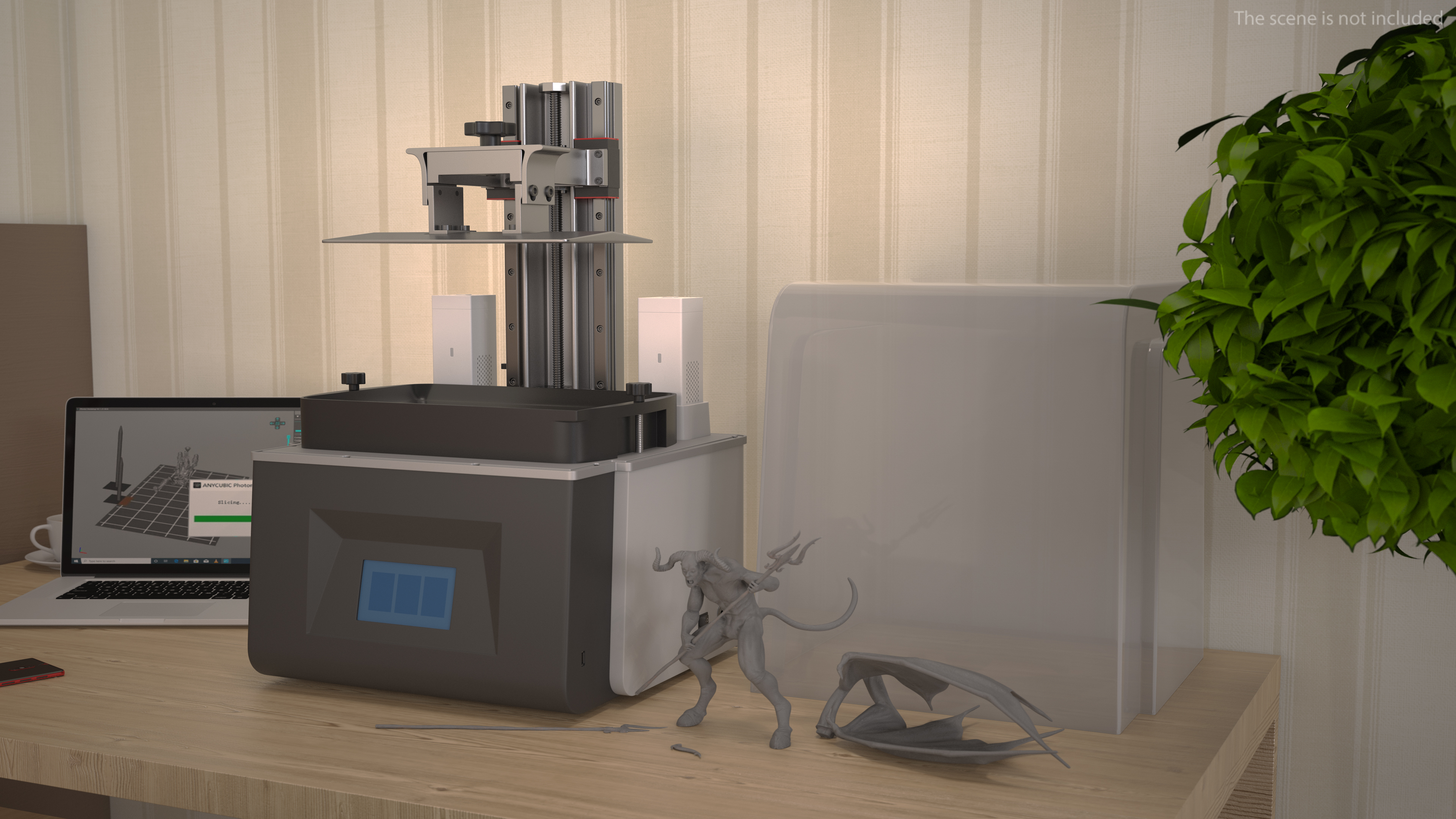 3D 3D Printer with Plastic Case model