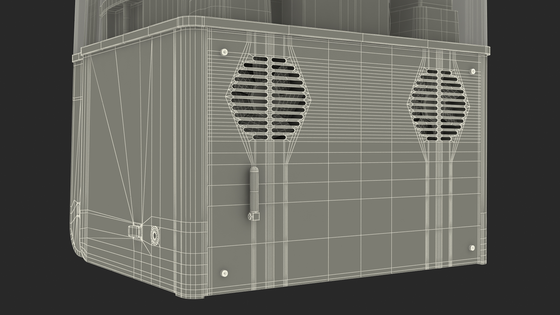 3D 3D Printer with Plastic Case model