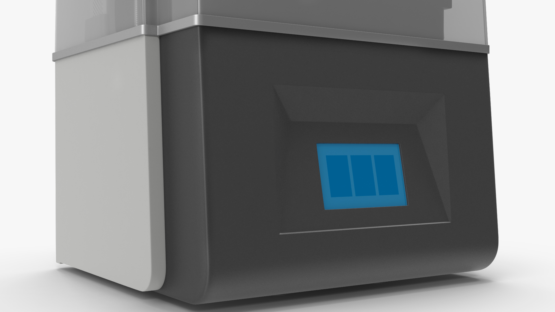 3D 3D Printer with Plastic Case model