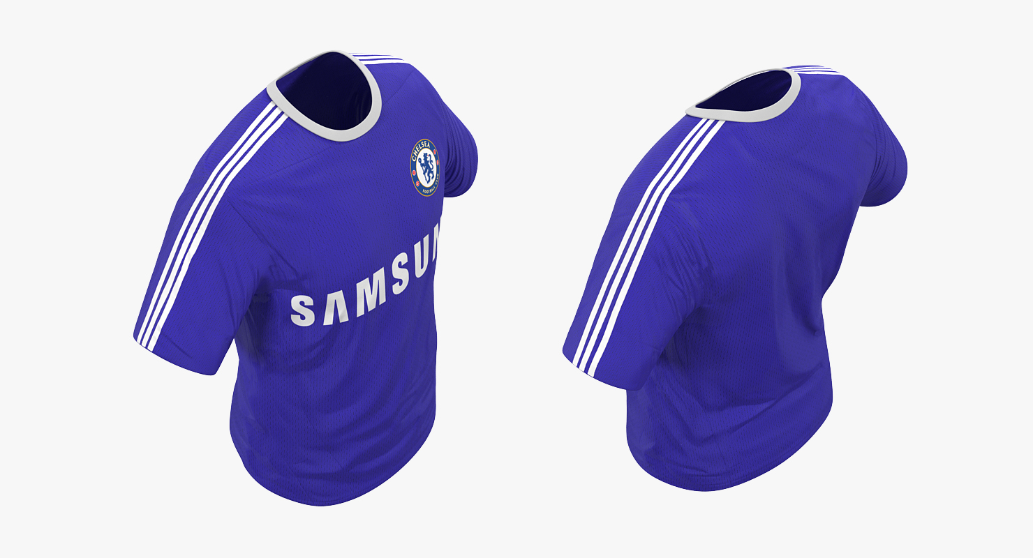 Soccer T Shirt Chelsea 2 3D model
