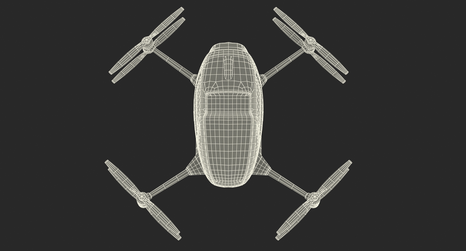 3D model Autonomous Aerial Vehicle Ehang 184
