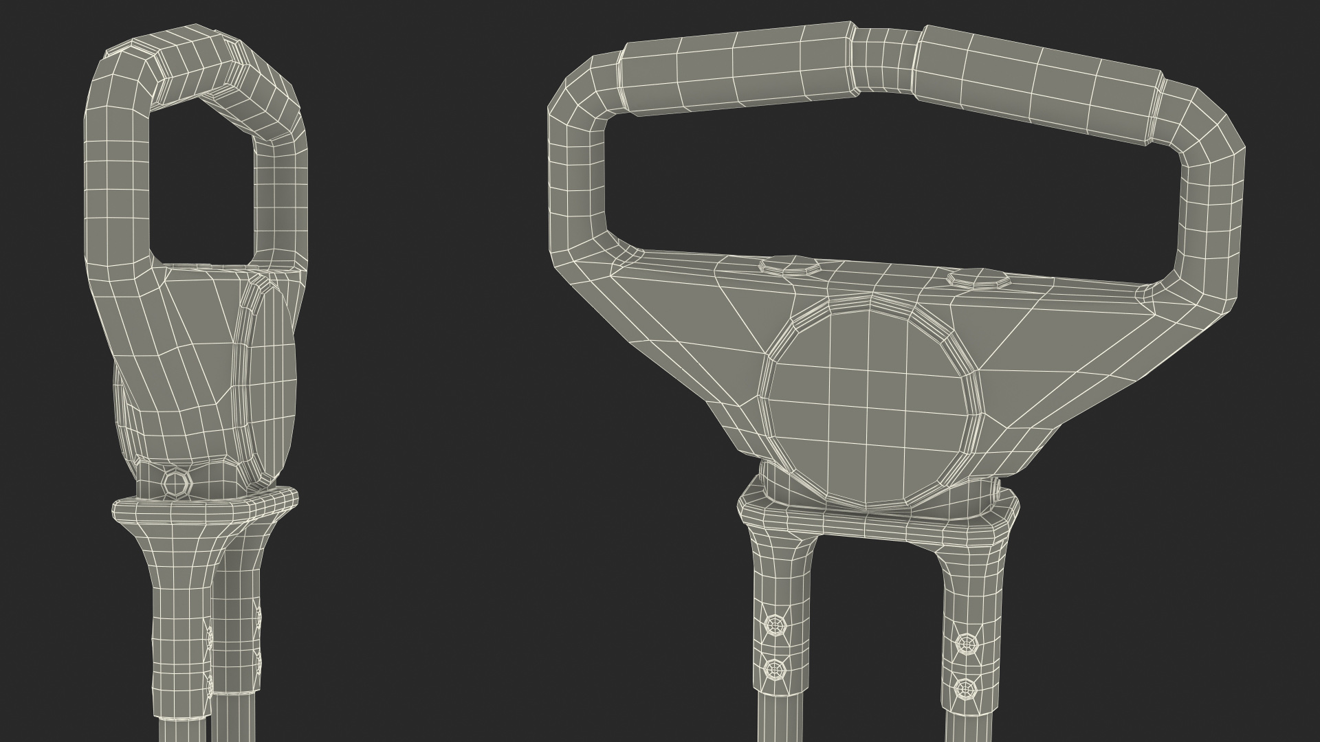 Pogo Stick Spring Powered for Kids 3D model