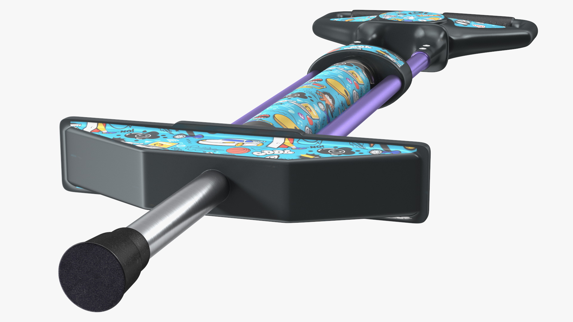 Pogo Stick Spring Powered for Kids 3D model