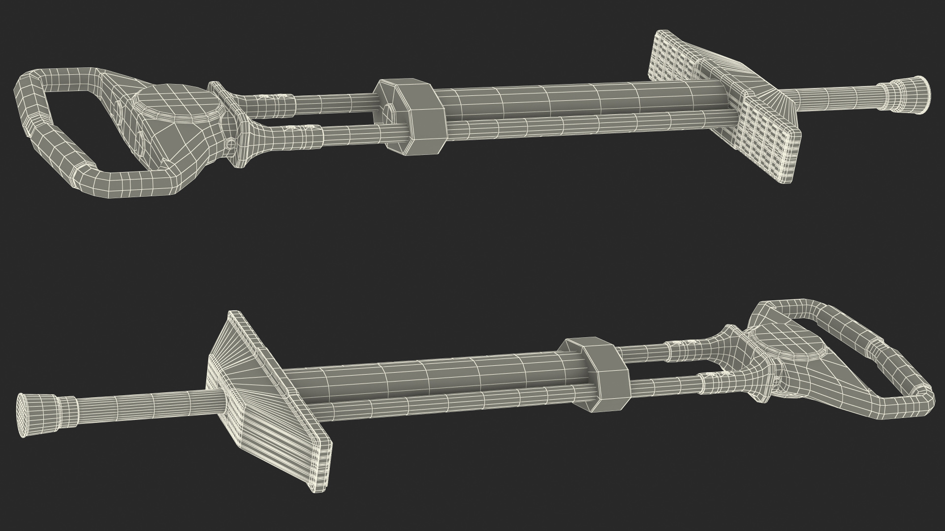 Pogo Stick Spring Powered for Kids 3D model