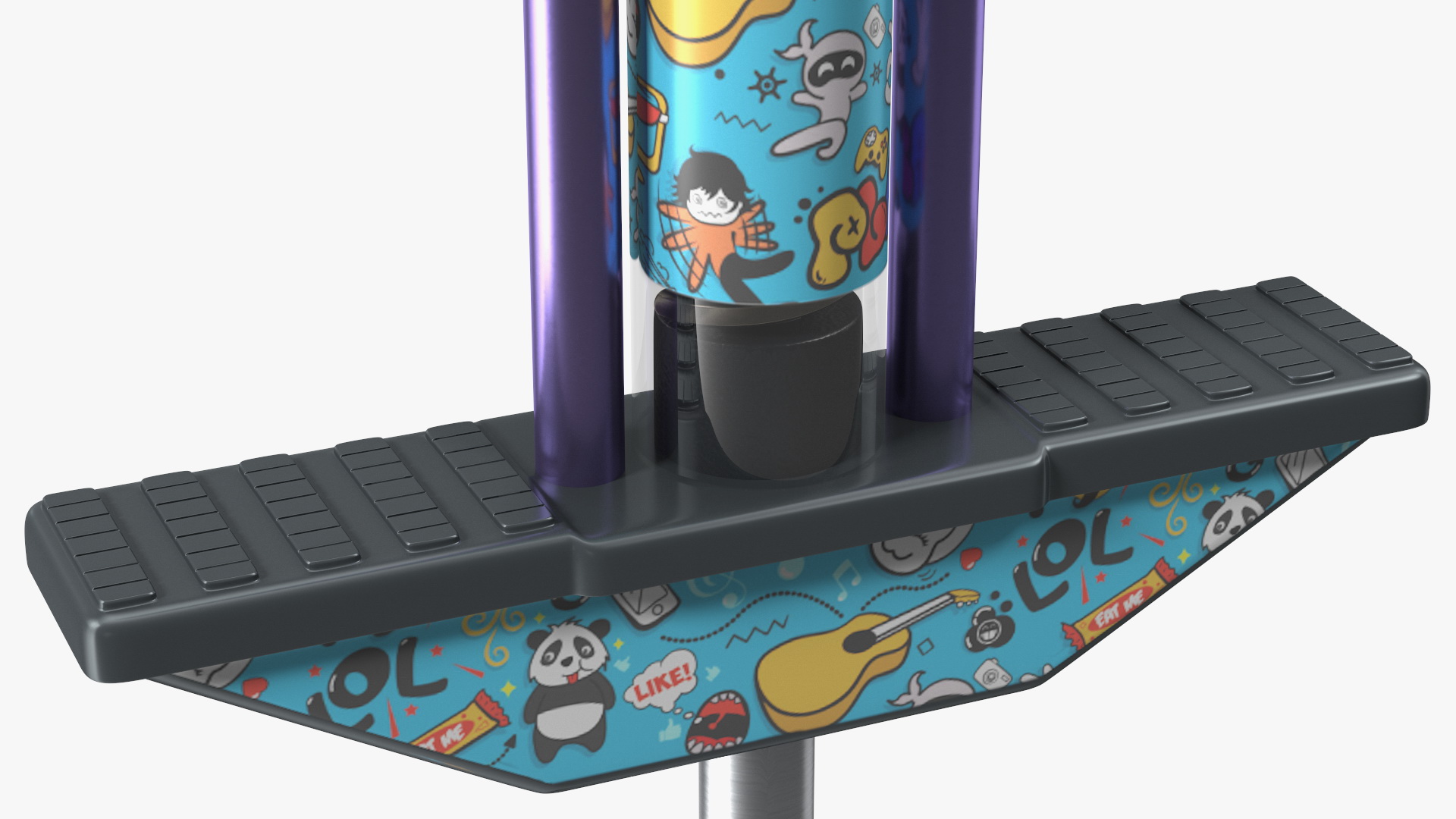 Pogo Stick Spring Powered for Kids 3D model