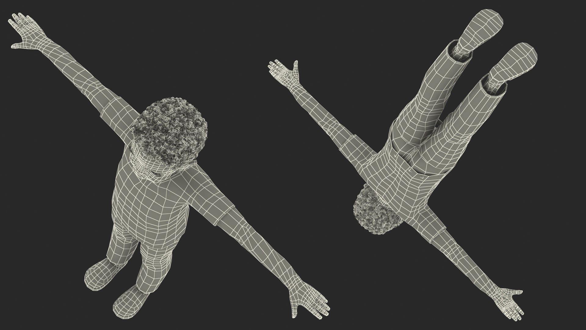 Black Child Boy Home Style Rigged for Cinema 4D 3D