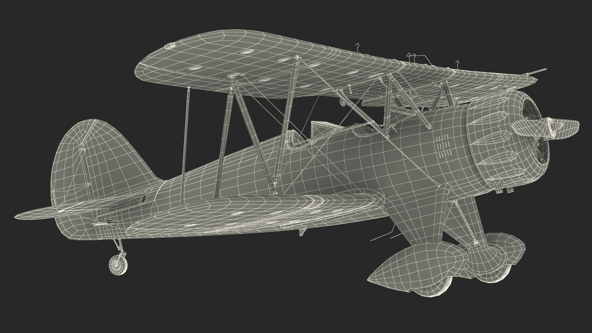3D model Spirit of 30A Coastal Biplane YMF-5