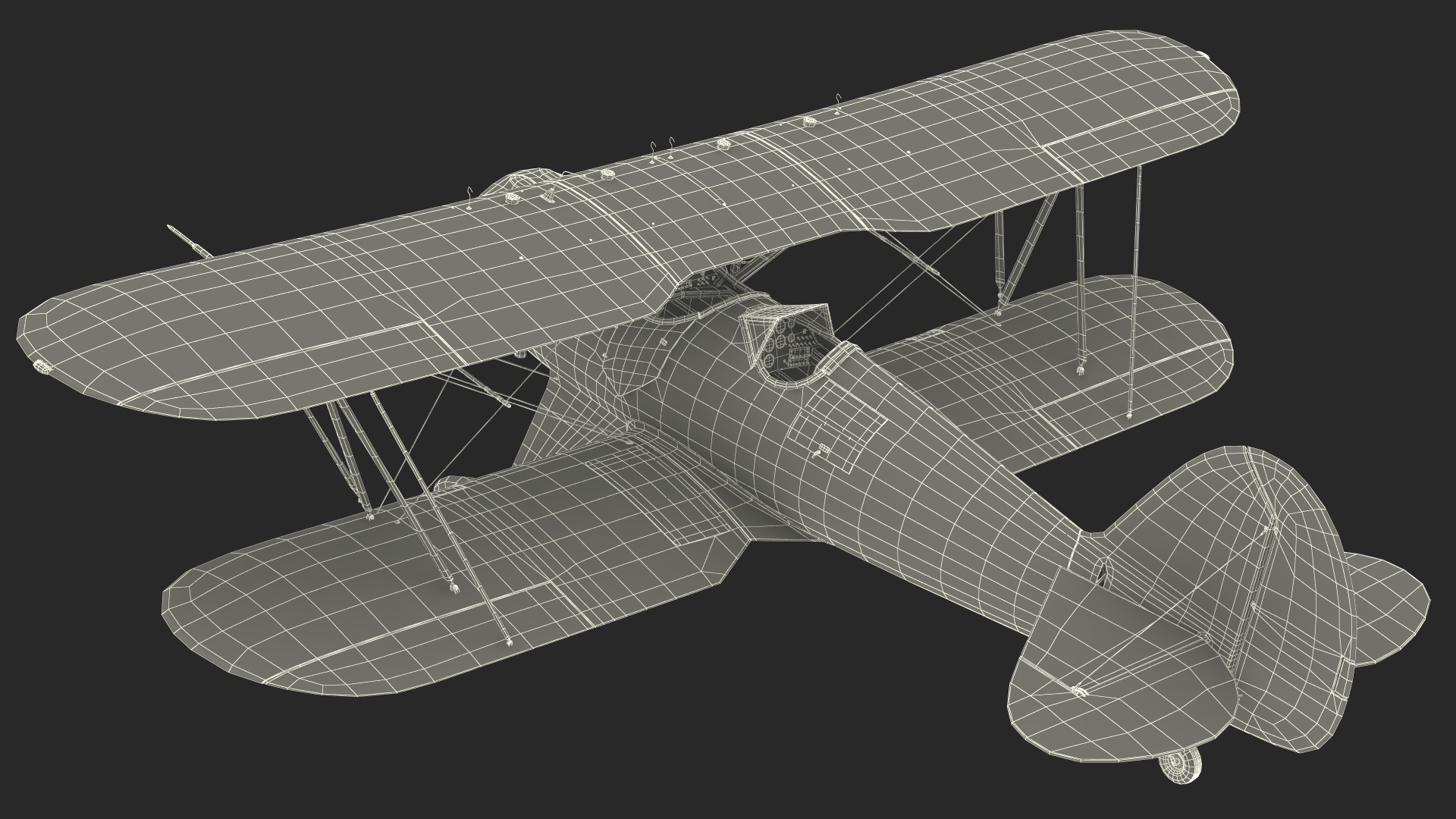 3D model Spirit of 30A Coastal Biplane YMF-5