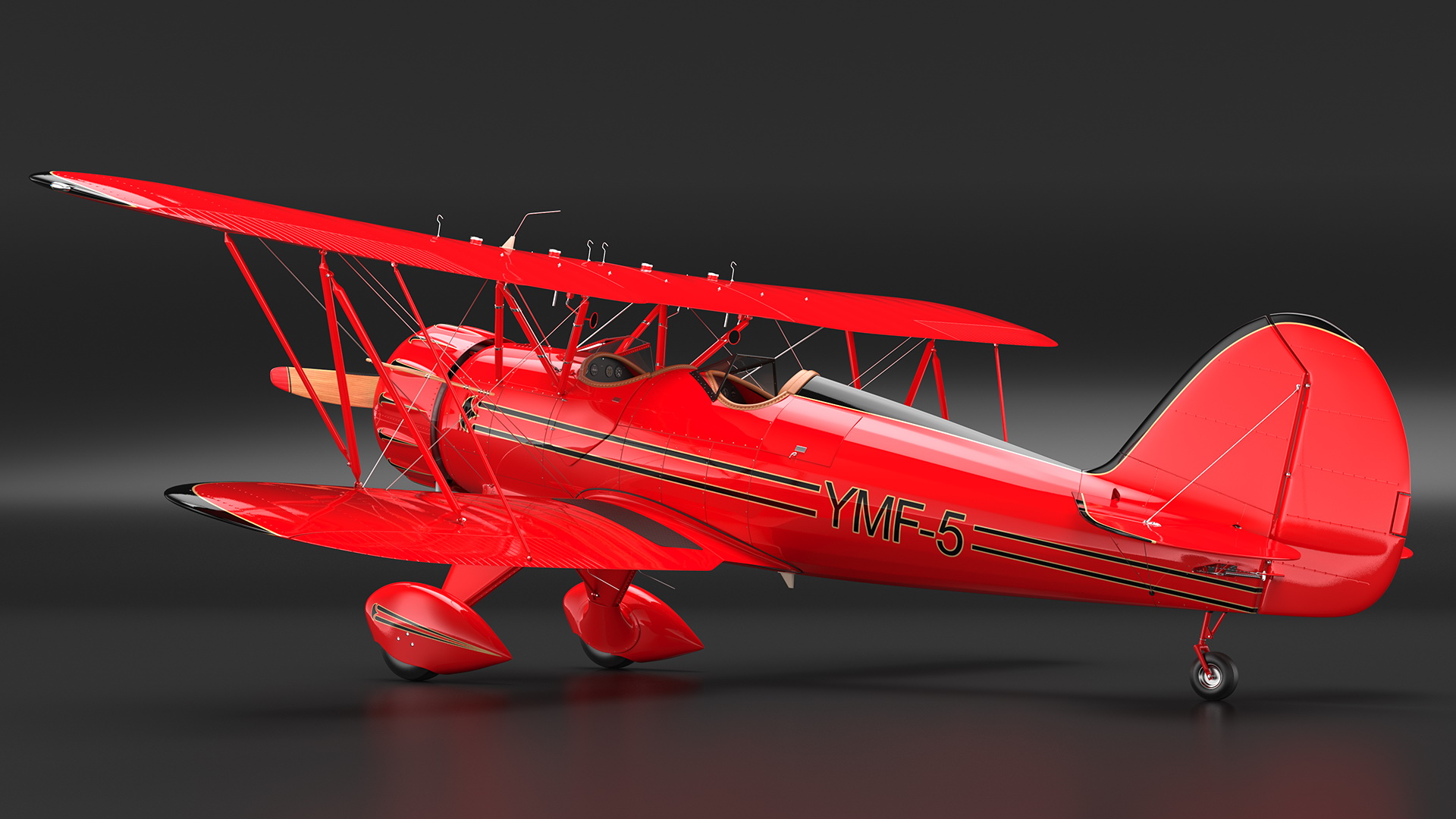 3D model Spirit of 30A Coastal Biplane YMF-5