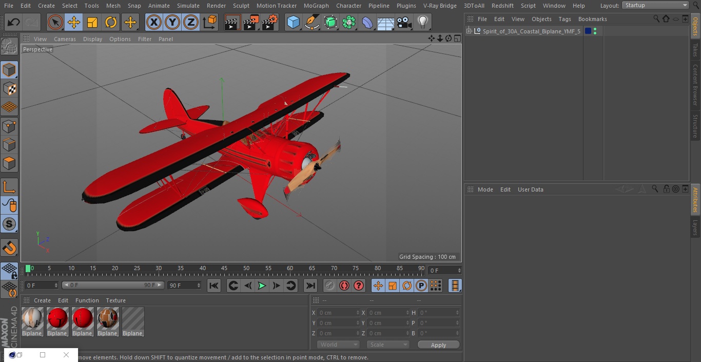 3D model Spirit of 30A Coastal Biplane YMF-5