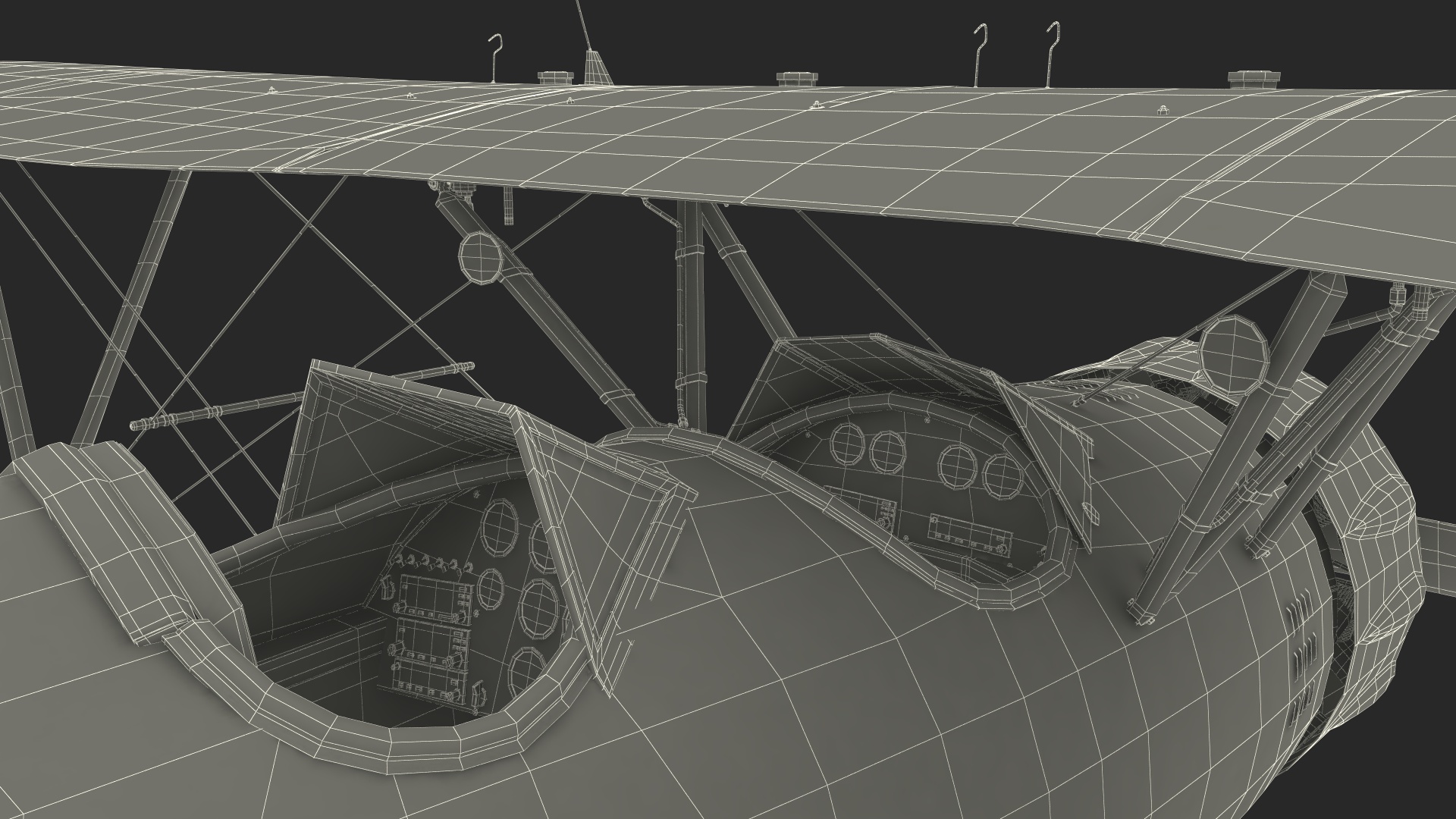 3D model Spirit of 30A Coastal Biplane YMF-5