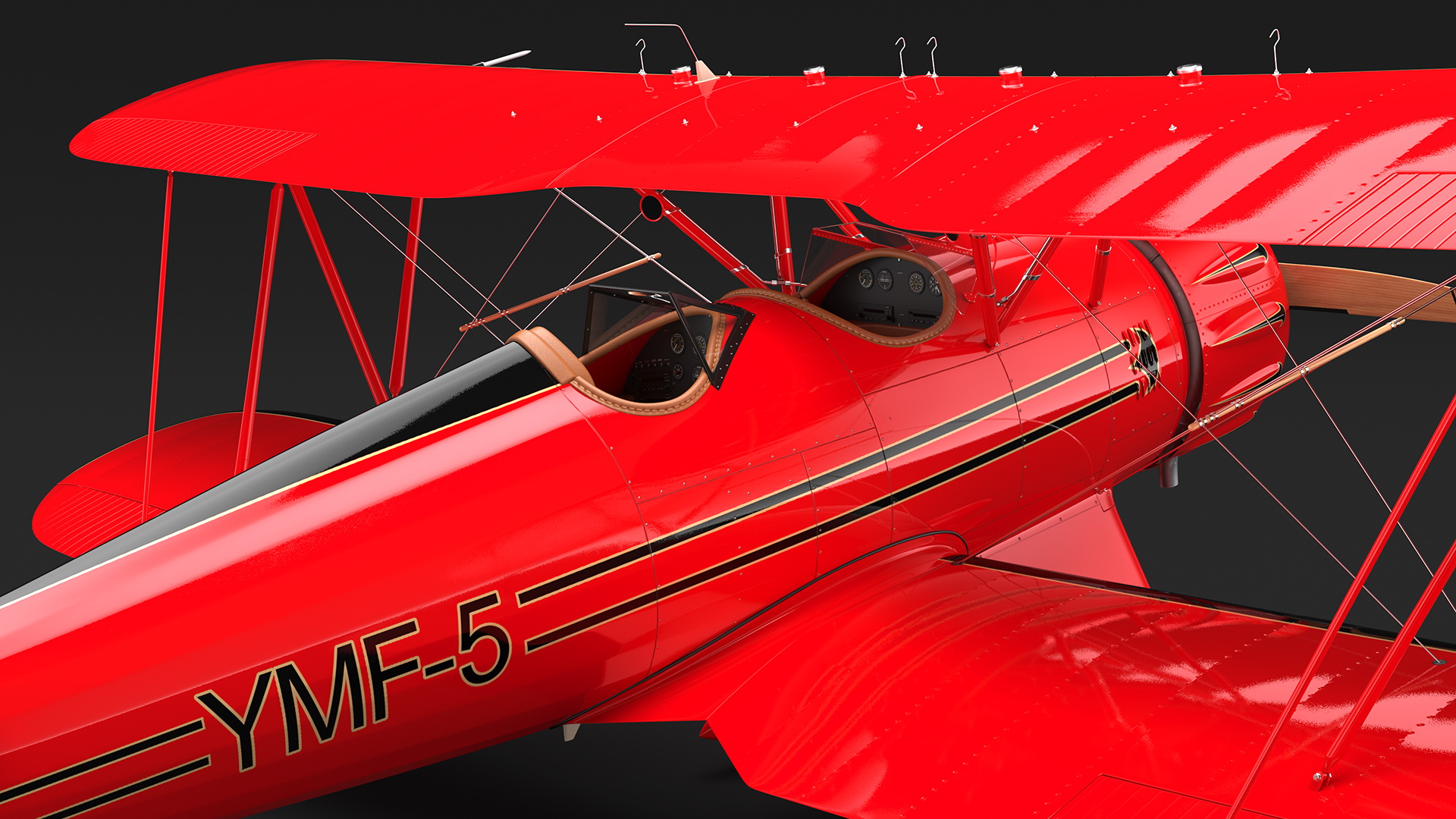 3D model Spirit of 30A Coastal Biplane YMF-5