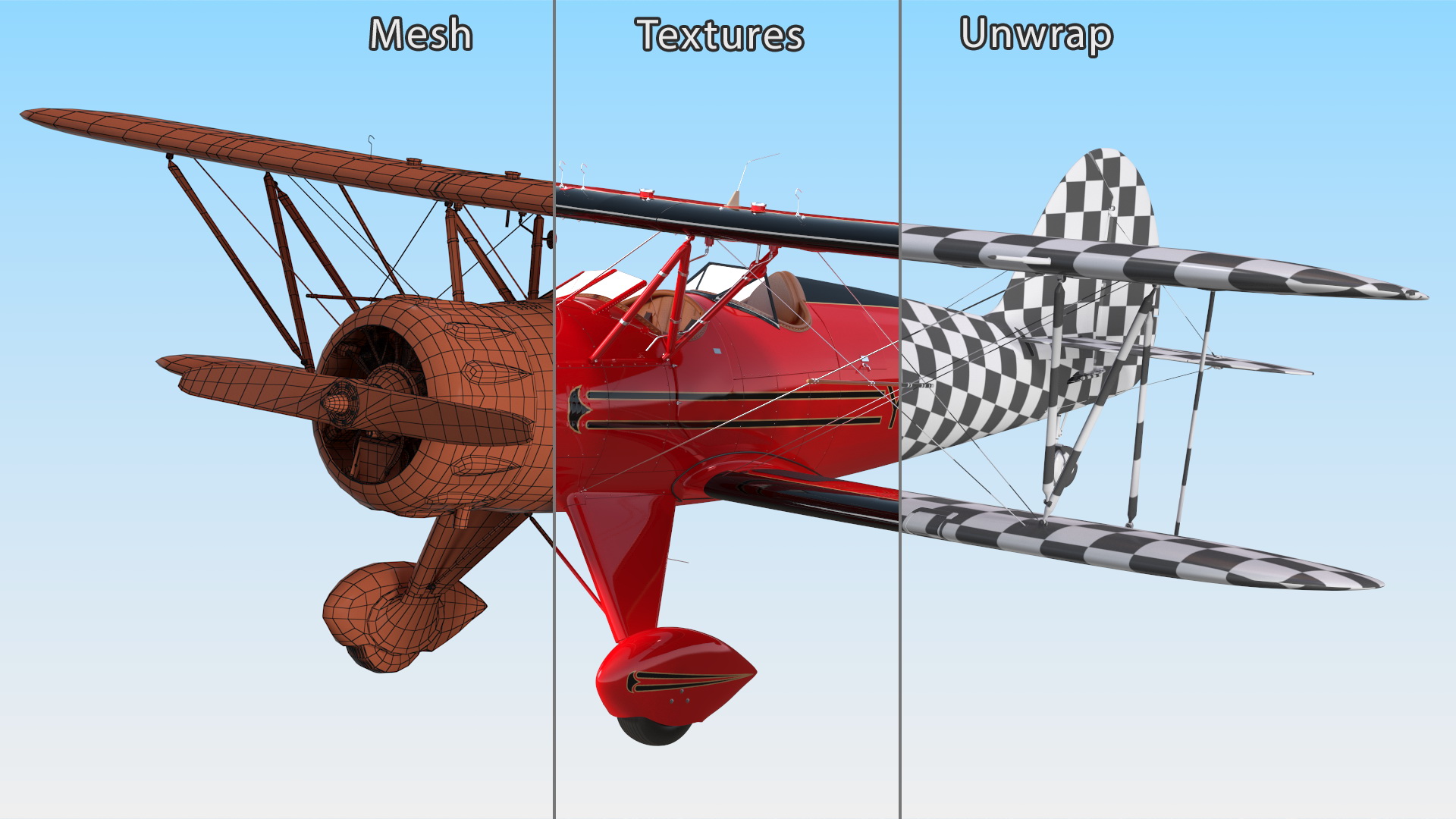3D model Spirit of 30A Coastal Biplane YMF-5