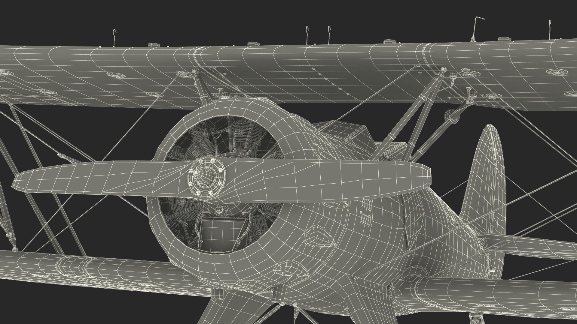 3D model Spirit of 30A Coastal Biplane YMF-5