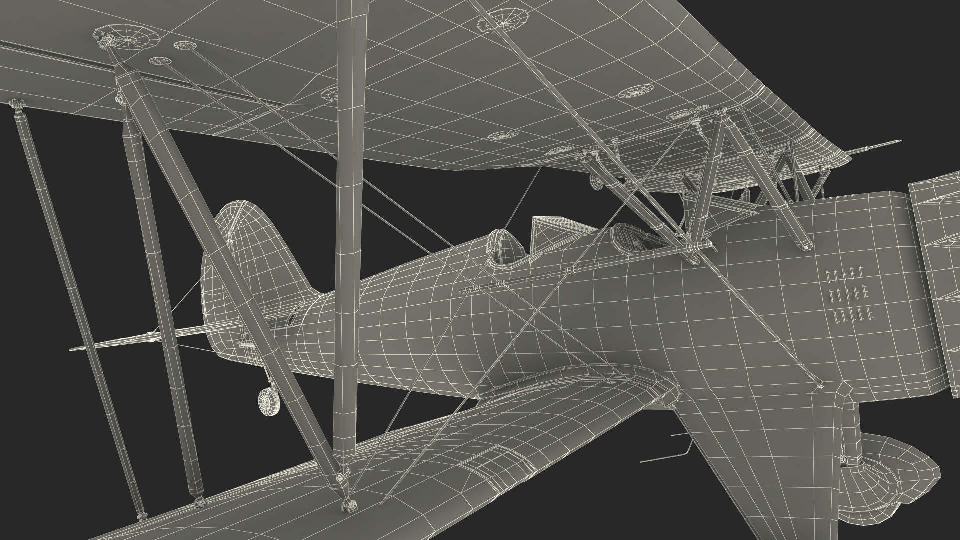 3D model Spirit of 30A Coastal Biplane YMF-5