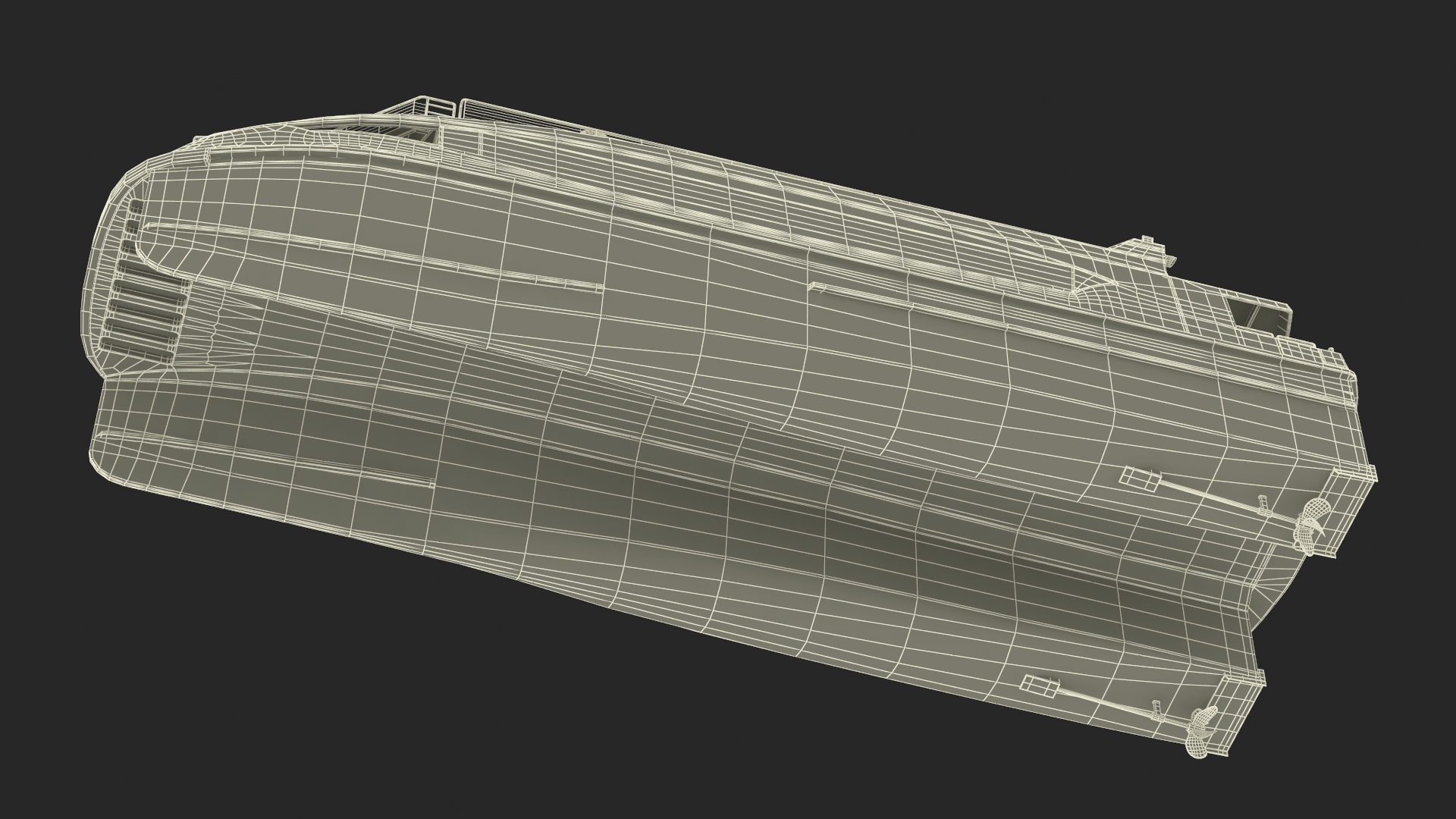 NYC Passenger Ferry Boat 3D model