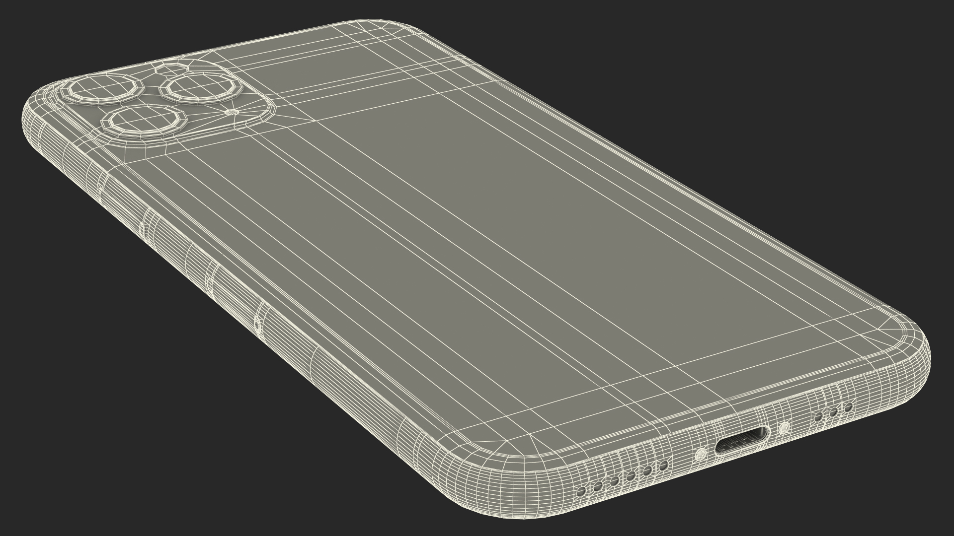 Apple iPhone 11 Pro Midnight Green 3D model