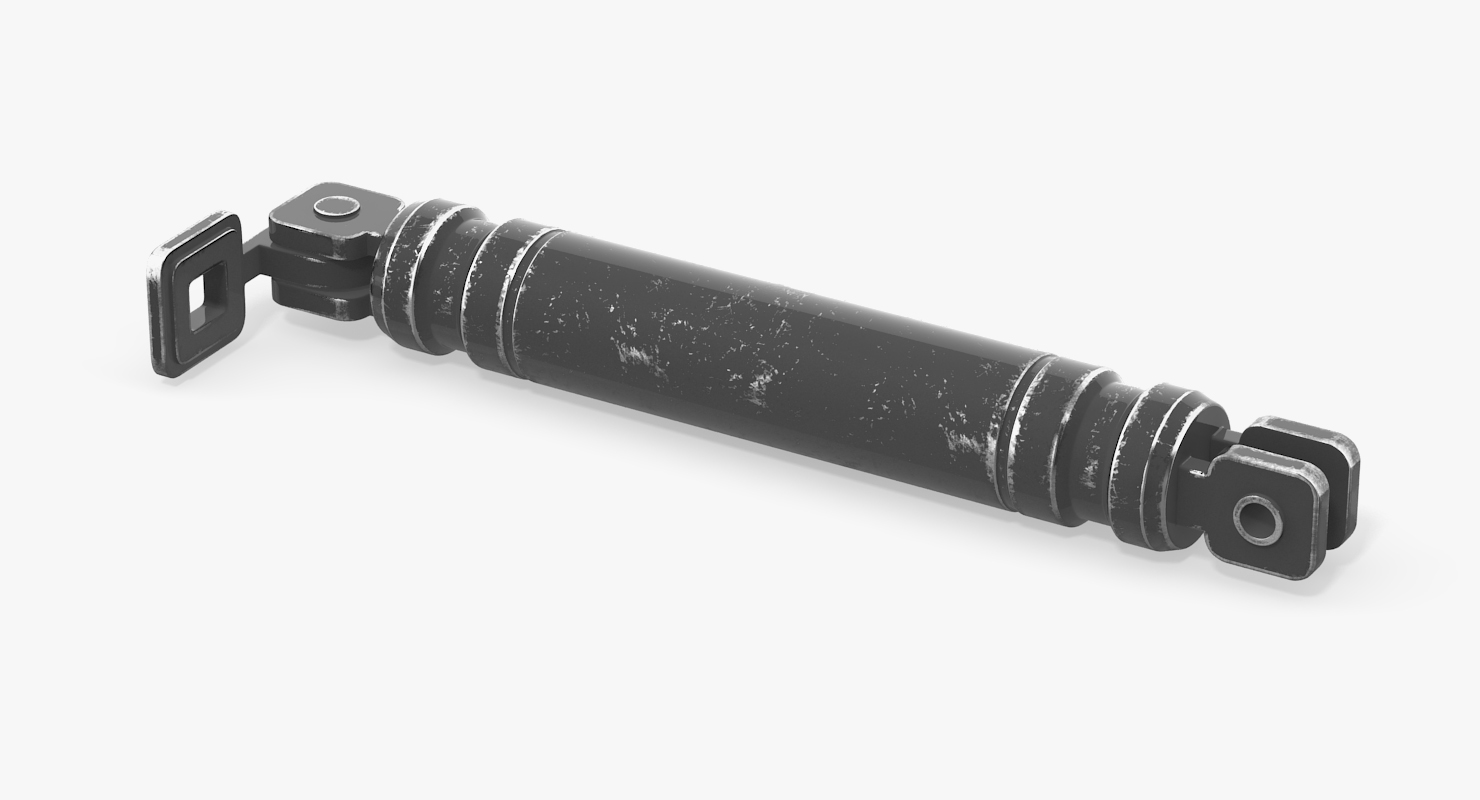 3D model Sci Fi Painted Hydraulic Cylinder 5
