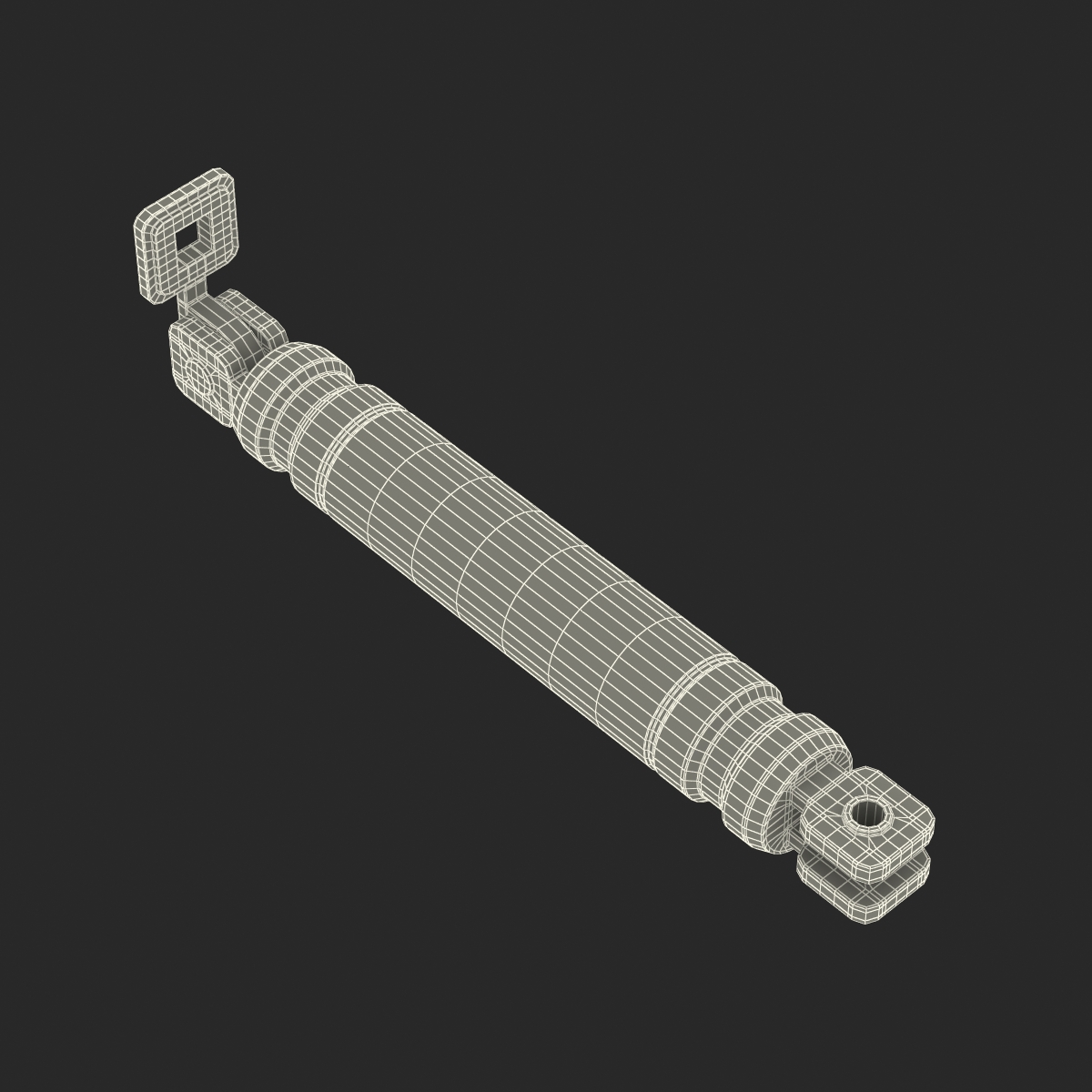 3D model Sci Fi Painted Hydraulic Cylinder 5