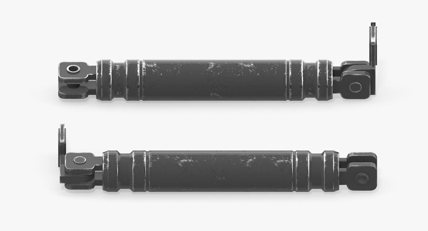 3D model Sci Fi Painted Hydraulic Cylinder 5