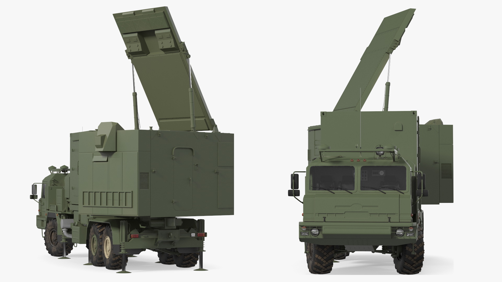3D Mobile Tracking Radar Vityaz 50R6 model