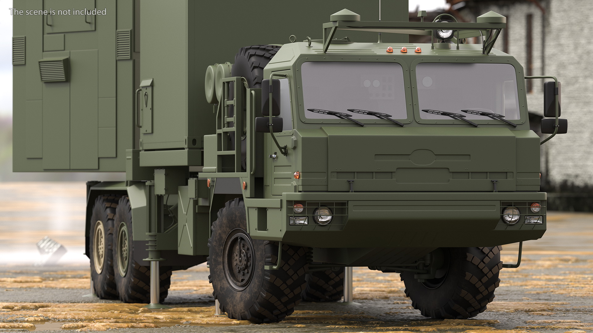3D Mobile Tracking Radar Vityaz 50R6 model