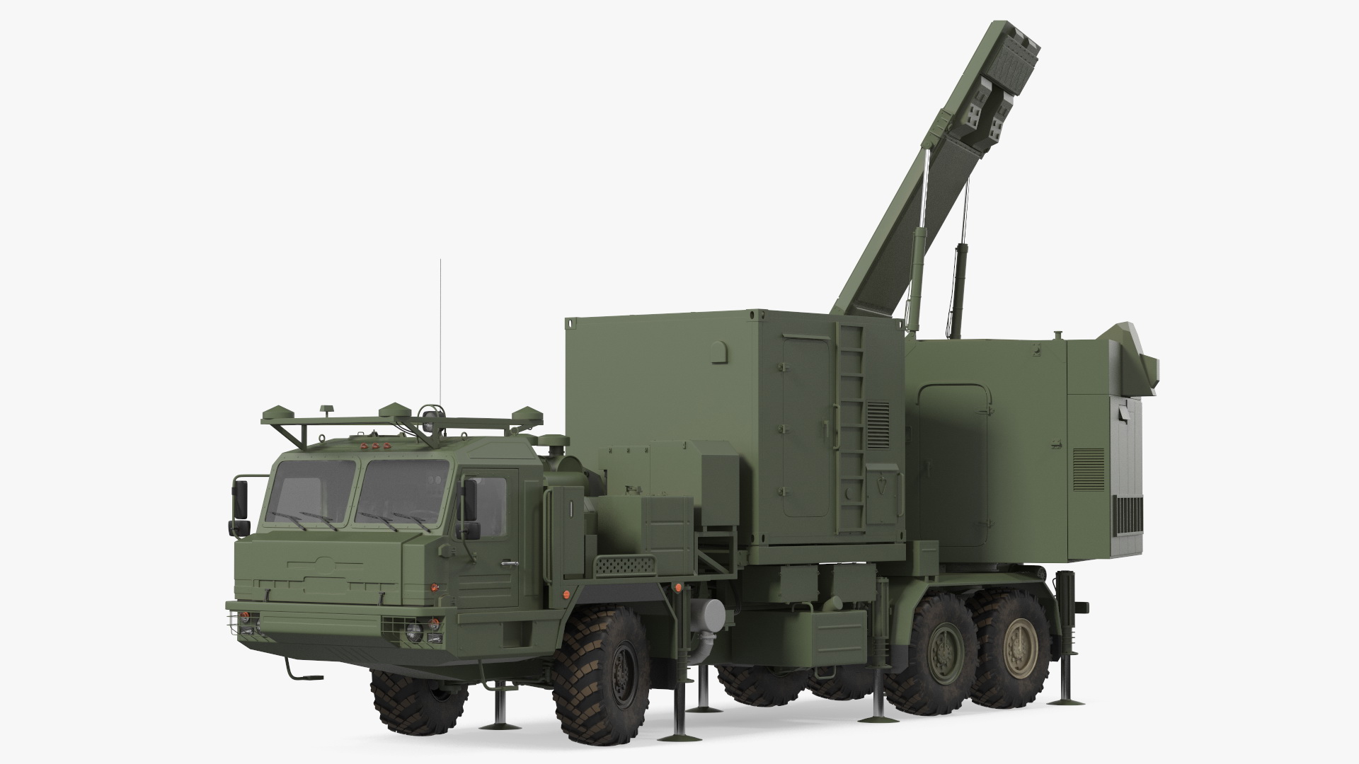 3D Mobile Tracking Radar Vityaz 50R6 model