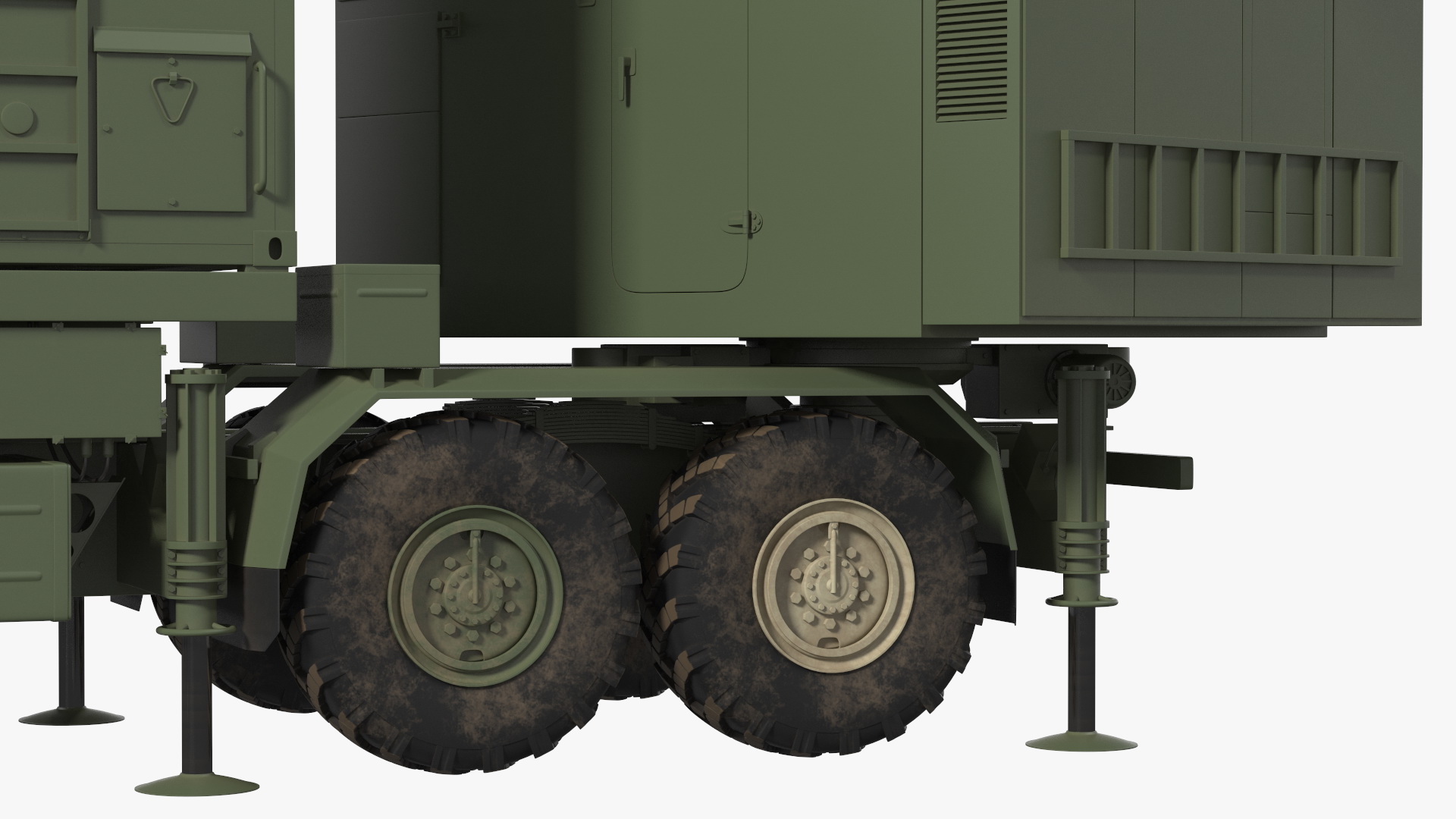 3D Mobile Tracking Radar Vityaz 50R6 model